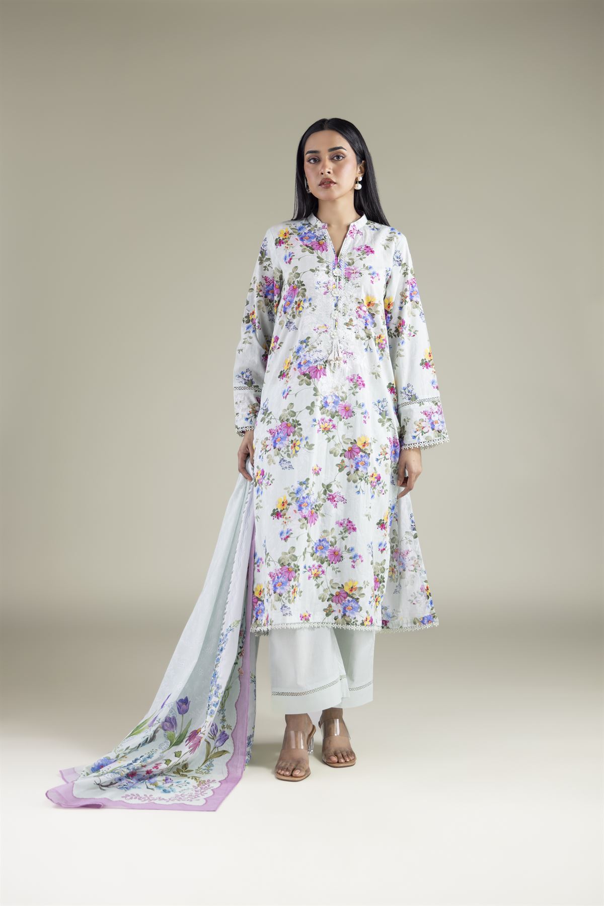 Embroidered Lawn 3-Piece Lawn Tailored - T-A11-26-114FF1-VG