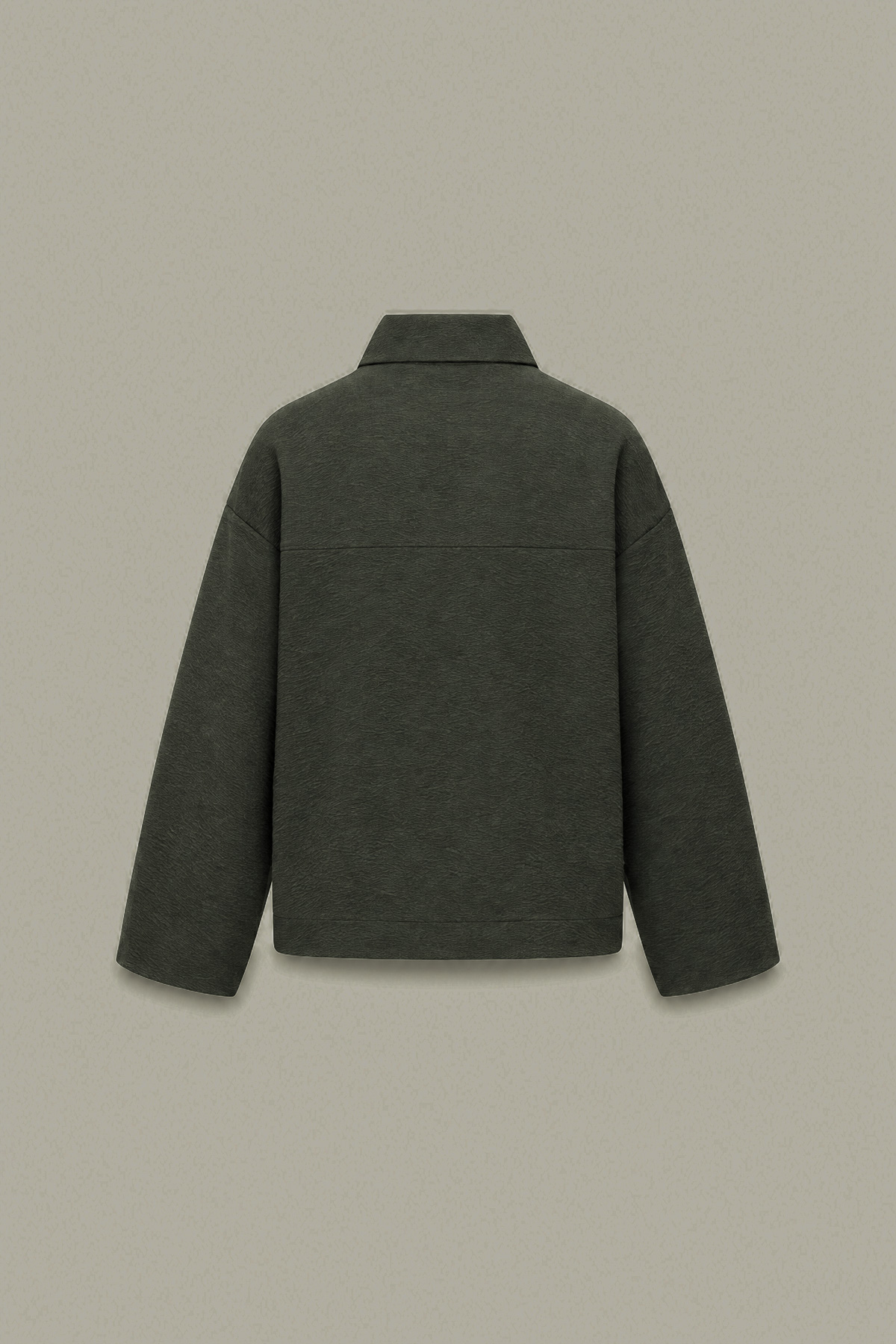 Dyed Textured Cotton Textured Cotton Jacket - 1-26-457-A-J1-VG