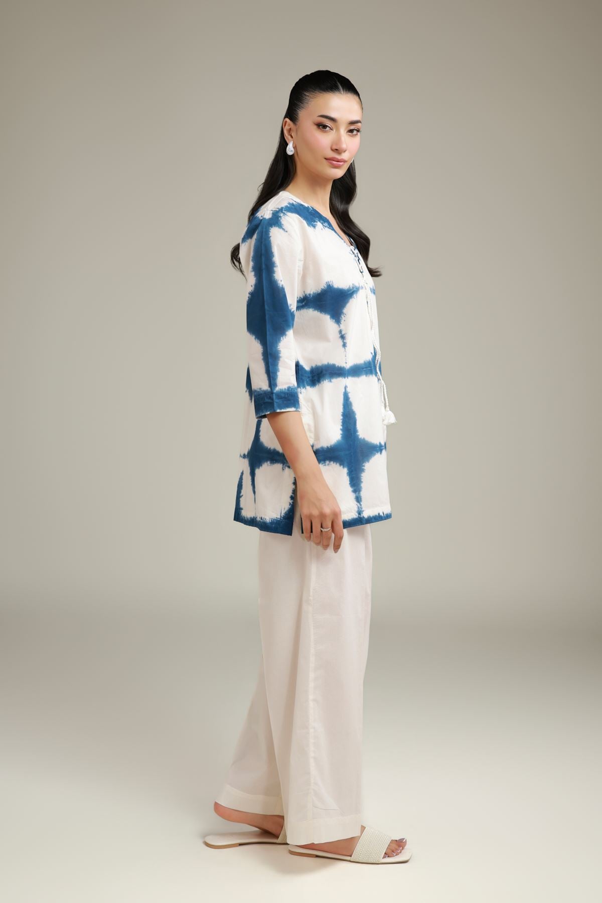 Printed Cambric Printed Co-ord Set - T-A22-26-114FA2-VG