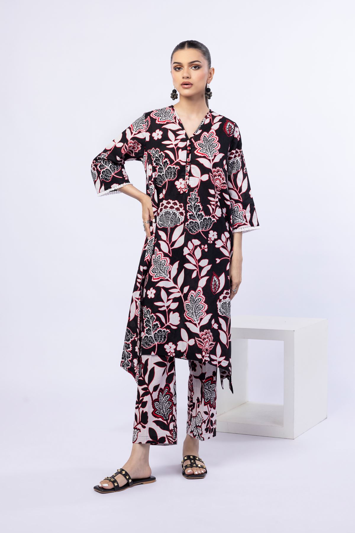 Buy Kurta | 0.0 N/A | OTD4-EX24-01TA-VG_MULTI | Khaadi Pakistan