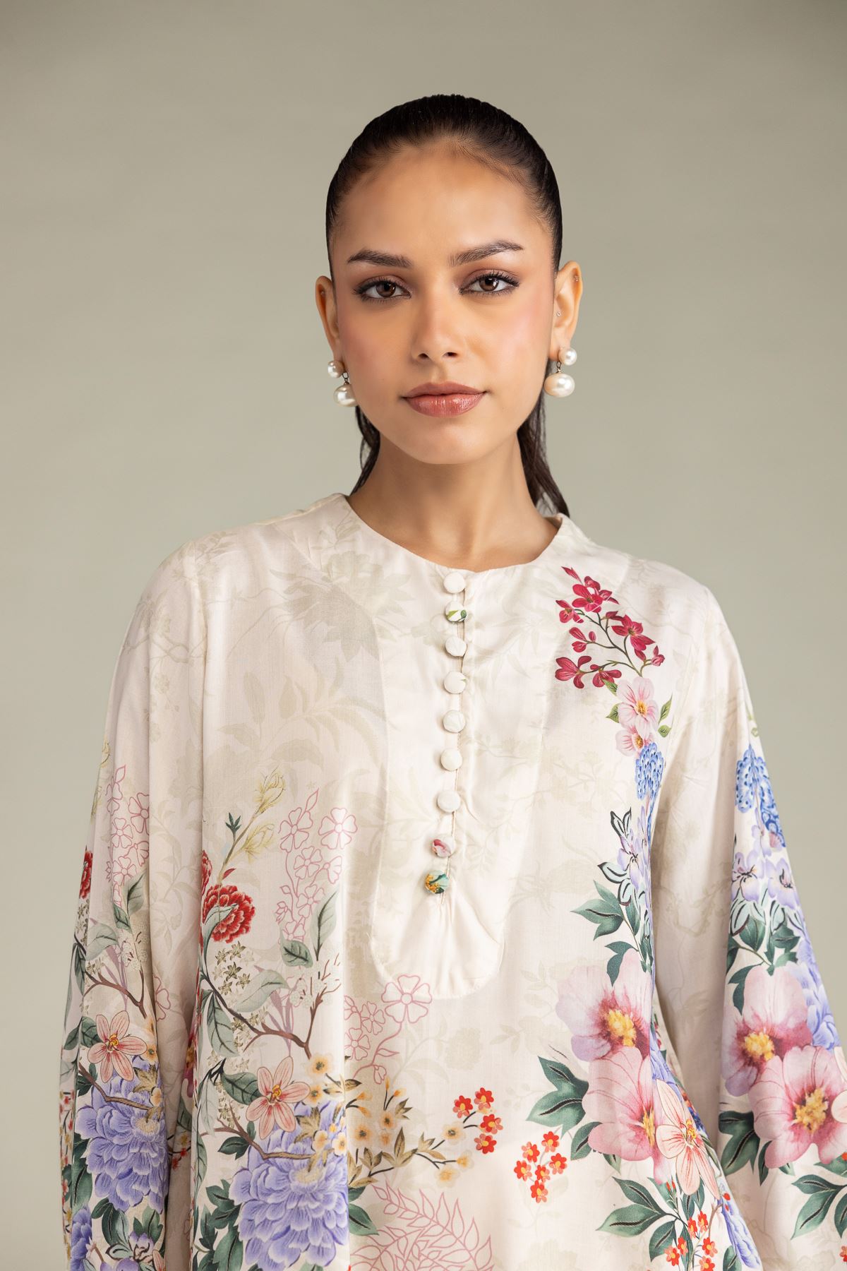 Printed Viscose Short Viscose Kurta - 1-26-250-B-H1-VG