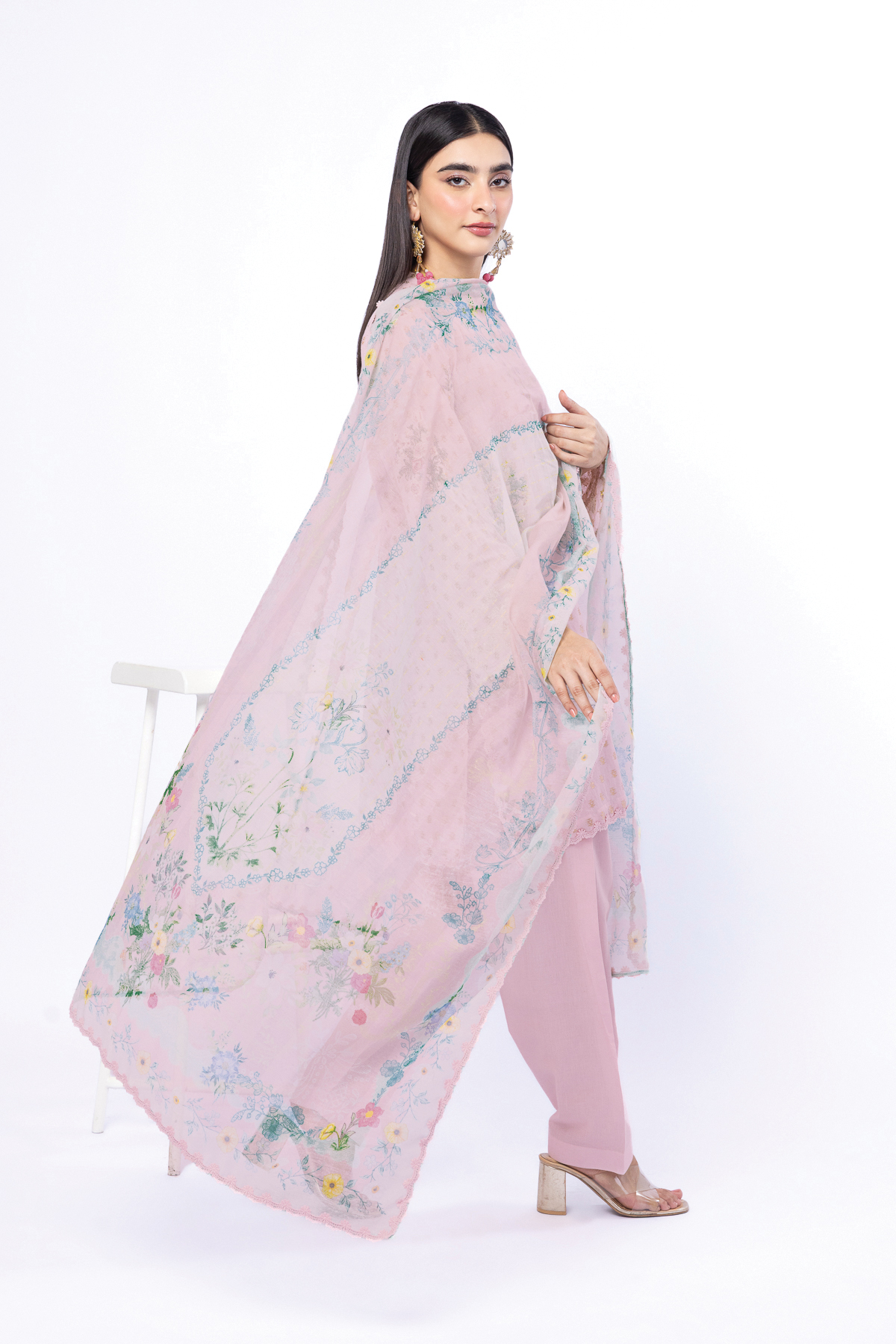 Embroidered Jacquard Fabrics 3 Piece - 1001919166