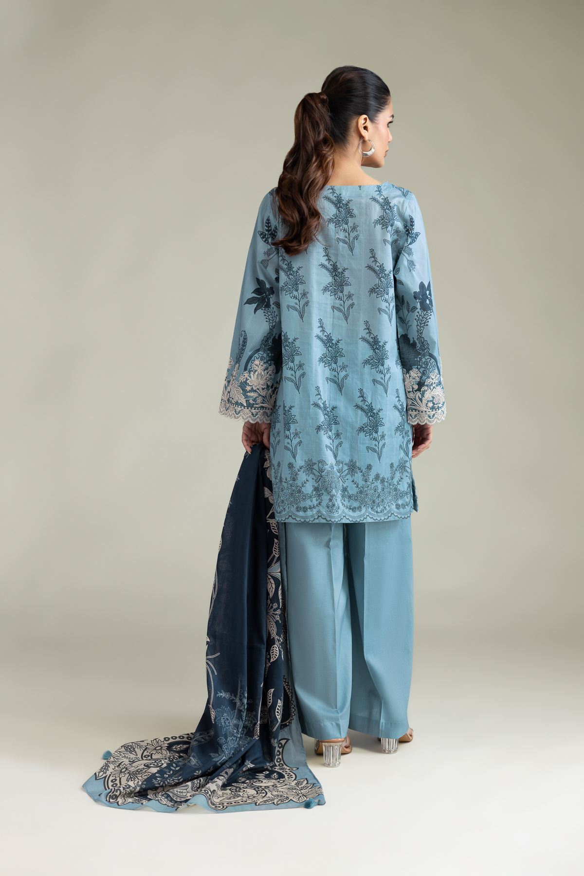 Embroidered Lawn Lawn Tailored 3-Piece - 1-26-102-A-F-VG