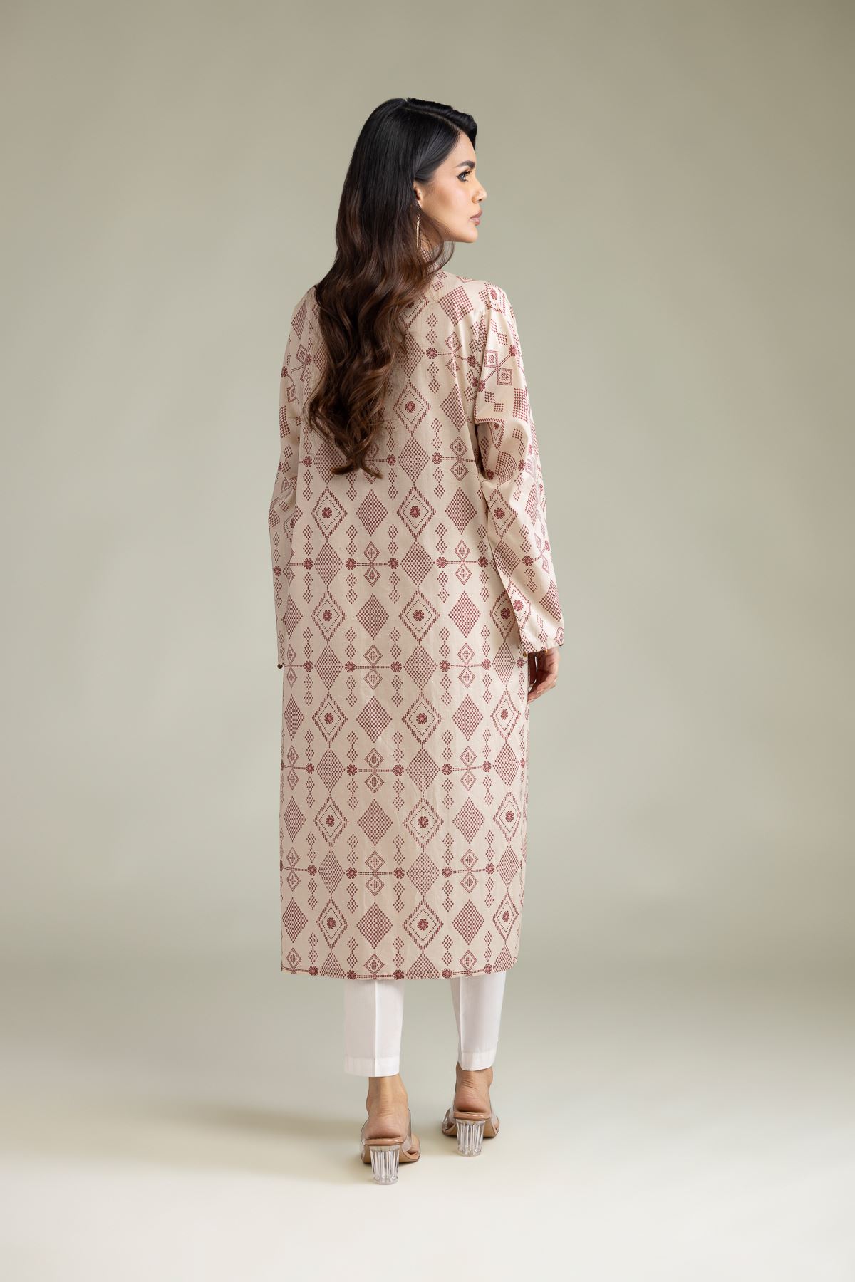 Printed Cambric Cambric Tailored 1-Piece - 1-26-102-A-F-VG