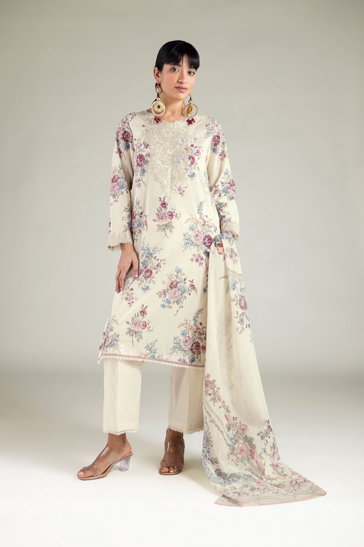 Embroidered Lawn Lawn Tailored 3-Piece - T-A33-26-206FG2-VG