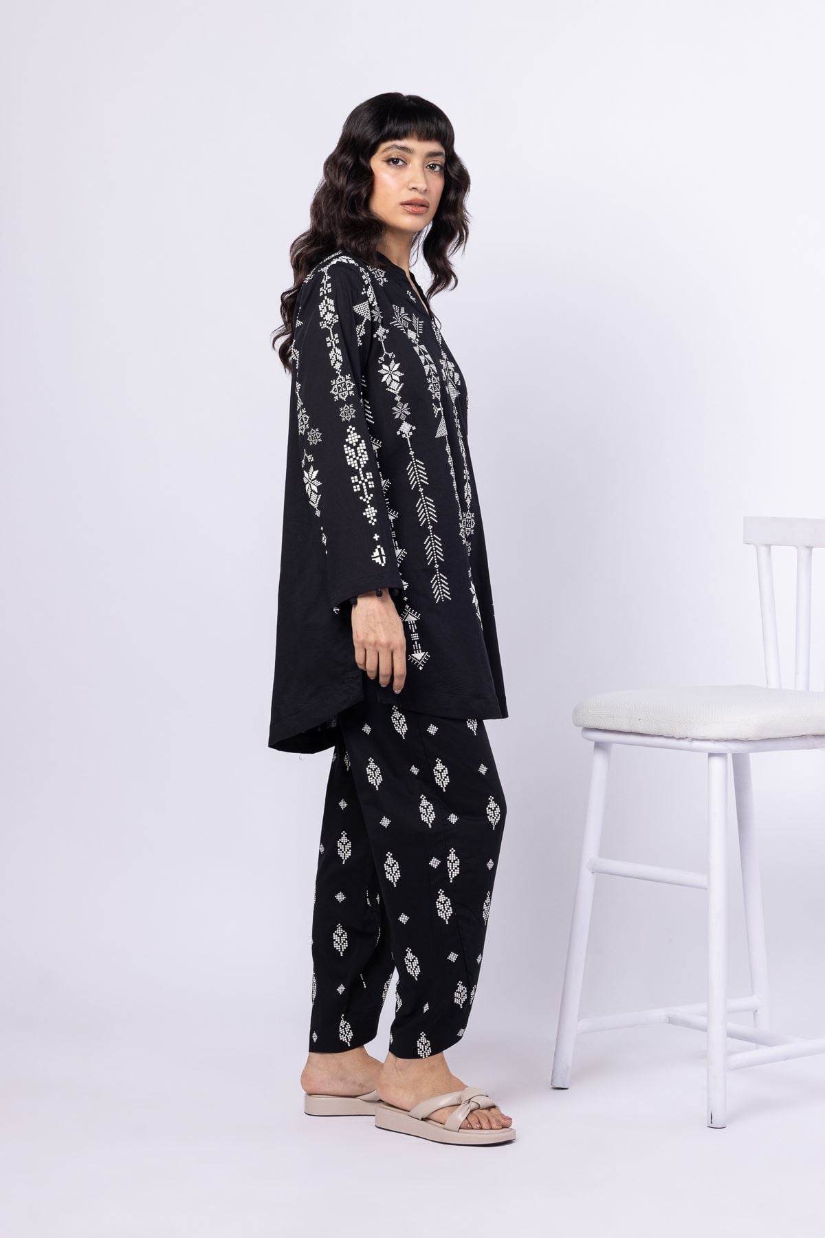 Printed Cambric Pants - 25-04E41-06BB-VG