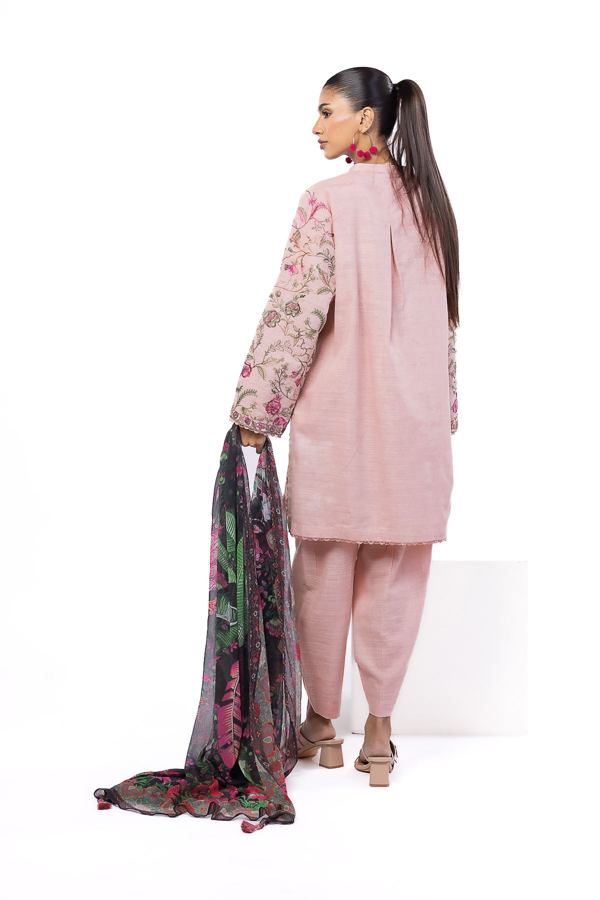 Embroidered Cambric Tailored 3 Piece - T-A33-26-104FI1-VG