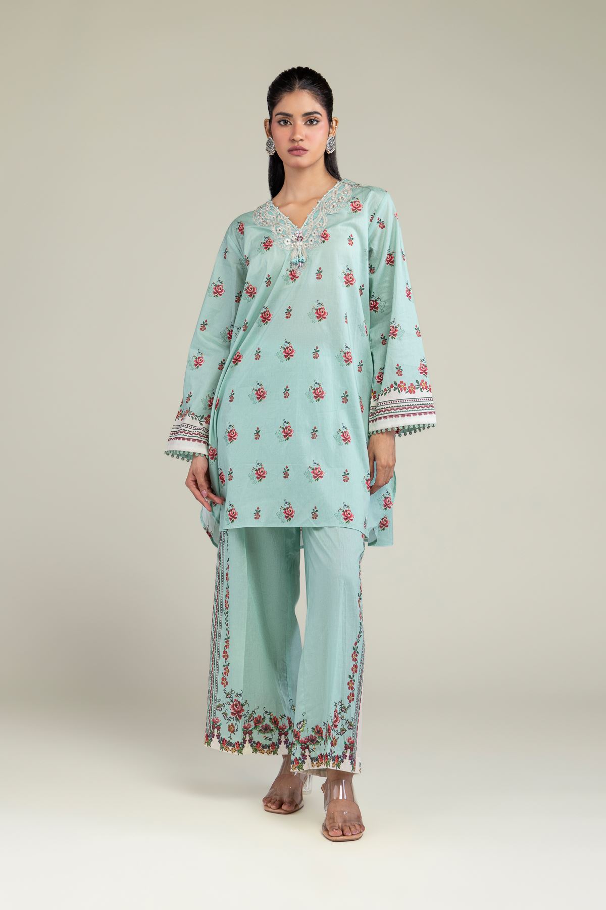 Embroidered Lawn Lawn 2-Piece Tailored - 1-26-224-B-E2-VG