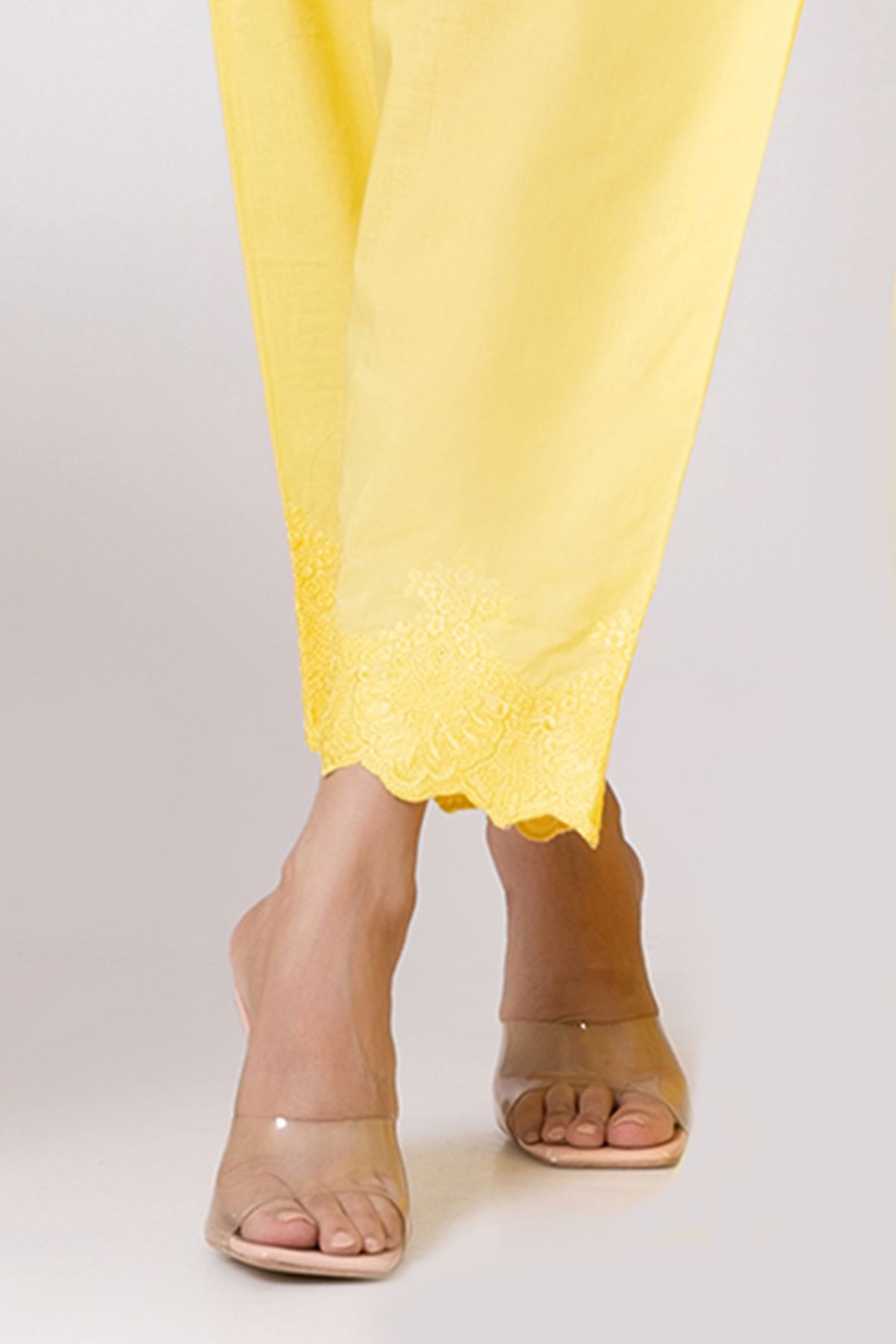 Khaadi Flare Printed Bottom/Trouser In White By Original Designer  Size'14'Summer | eBay