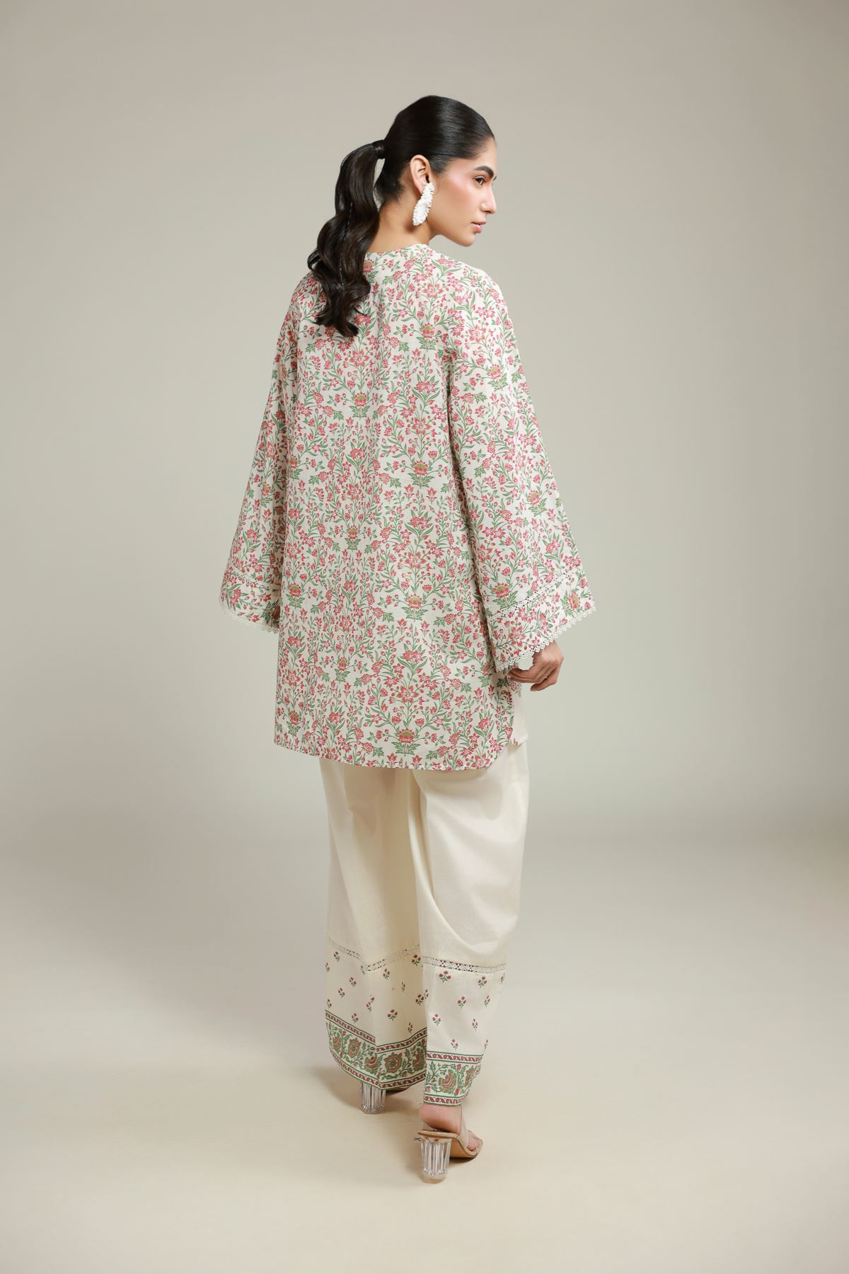 Printed Lawn Fabrics 2 Piece | Top and Bottom - A33-26-104FB1-VG