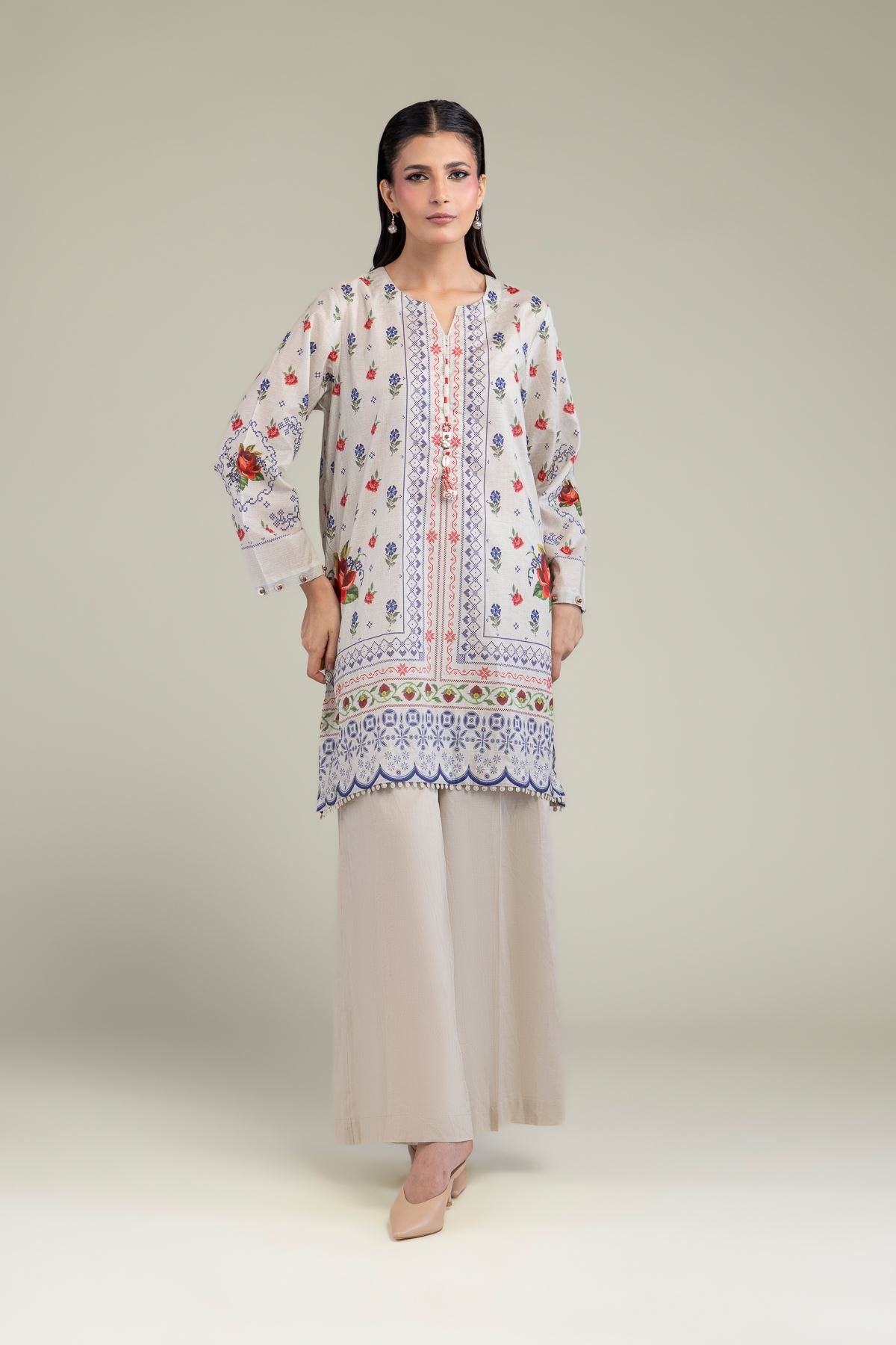 Printed Lawn 2-Piece Tailored Lawn - 1-26-224-B-E2-VG