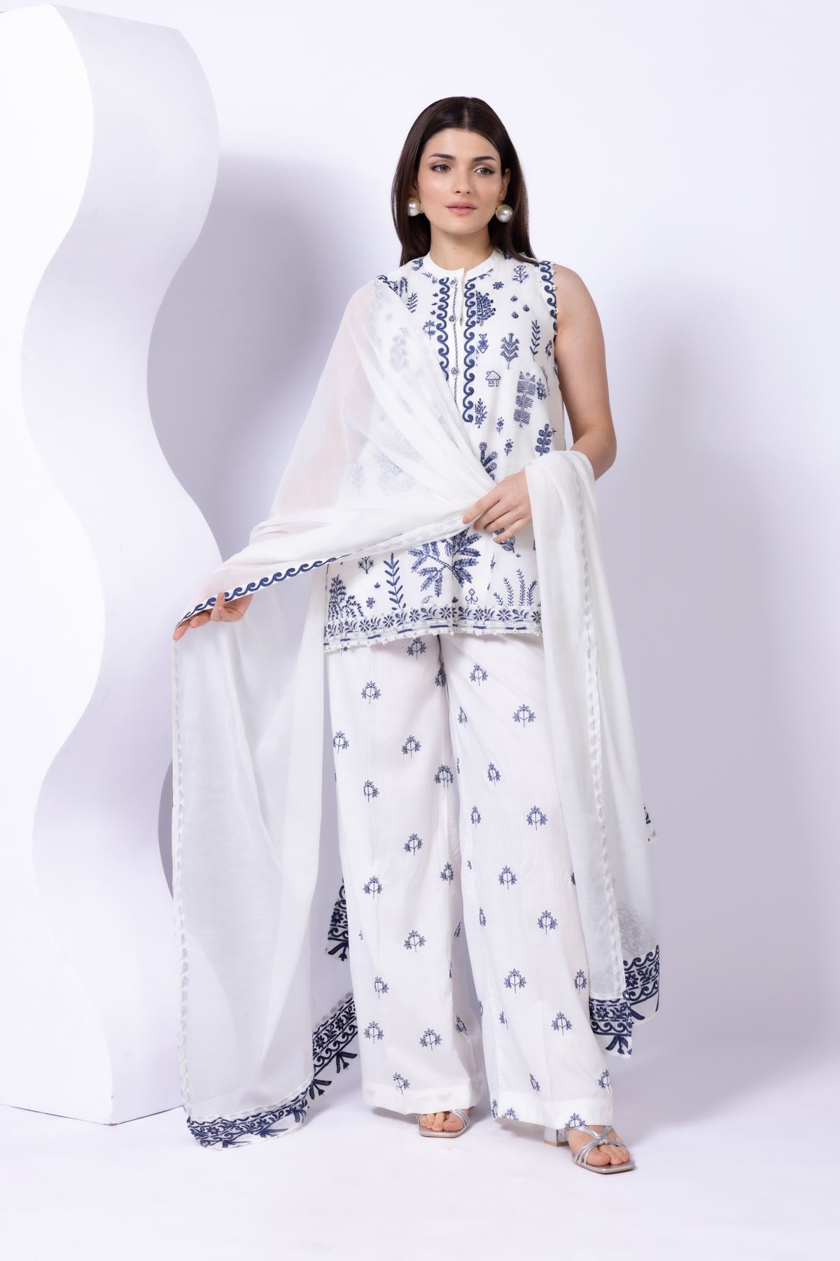 Buy Pants | 0.0 N/A | ESB24700B-VG_MULTI | Khaadi Pakistan