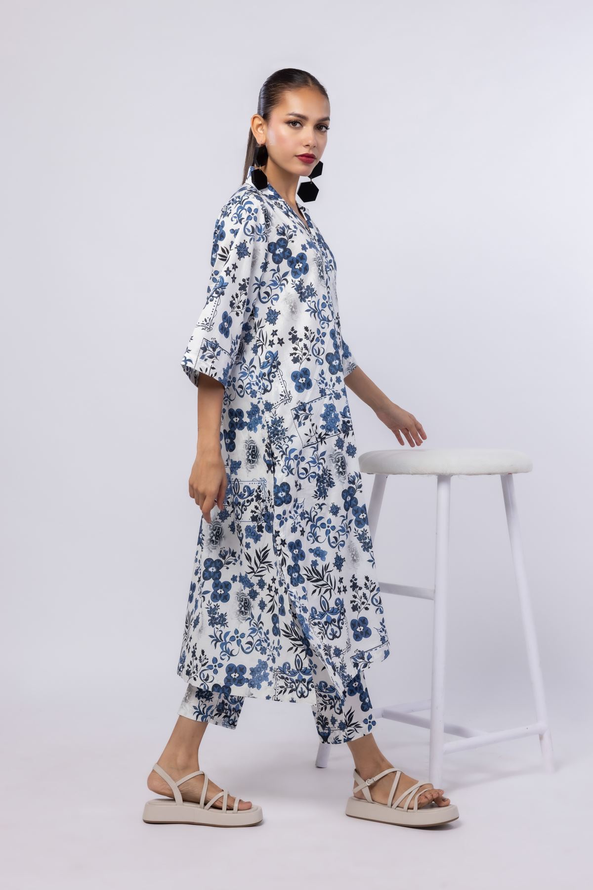 Printed Cambric Pants - 25-04E41-06BB-VG
