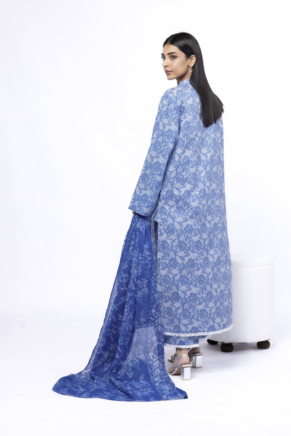 Printed Lawn Fabrics 3 Piece - CA02A-VG