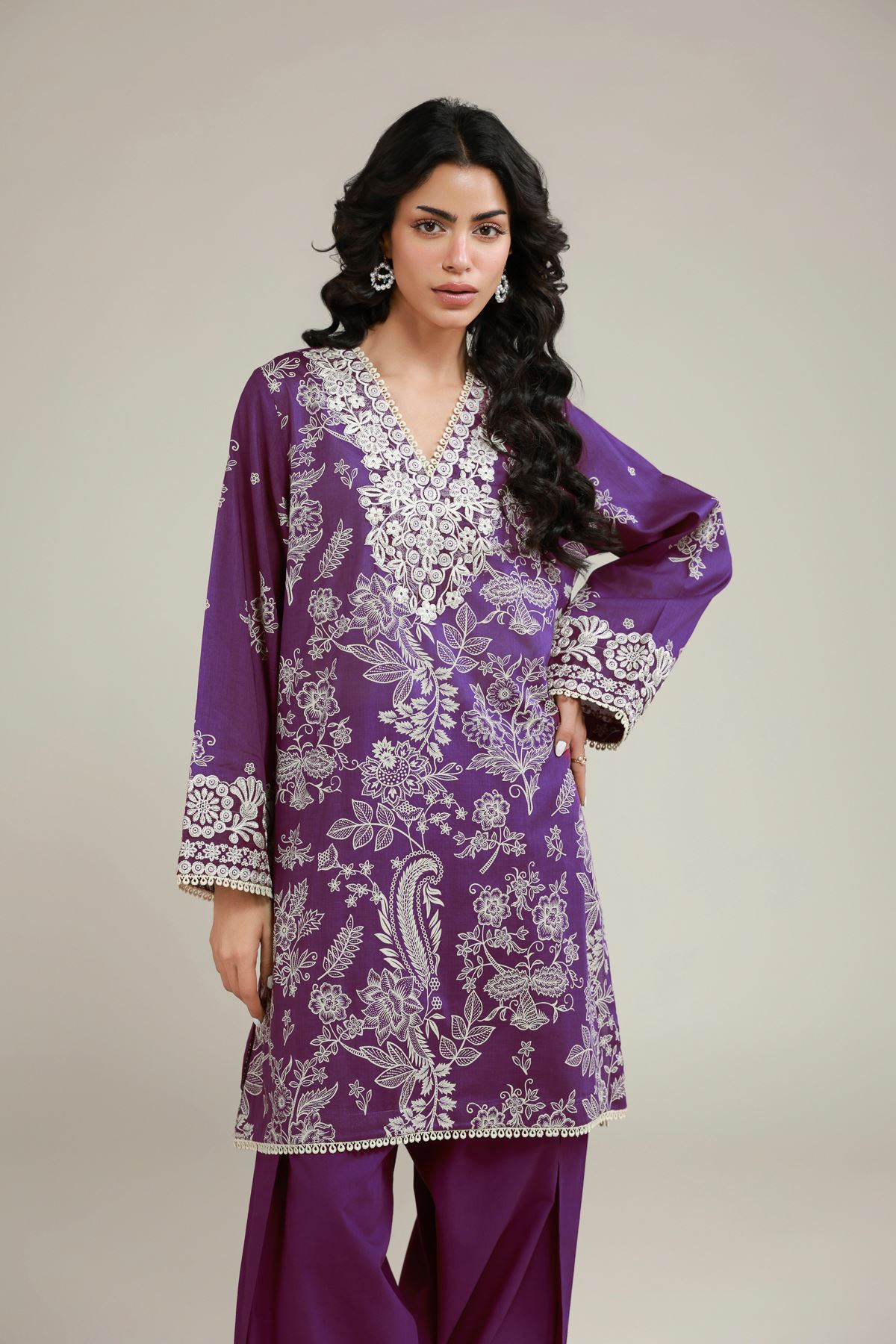 Printed Lawn Lawn Tailored Set - 1-26-145-A-E-VG