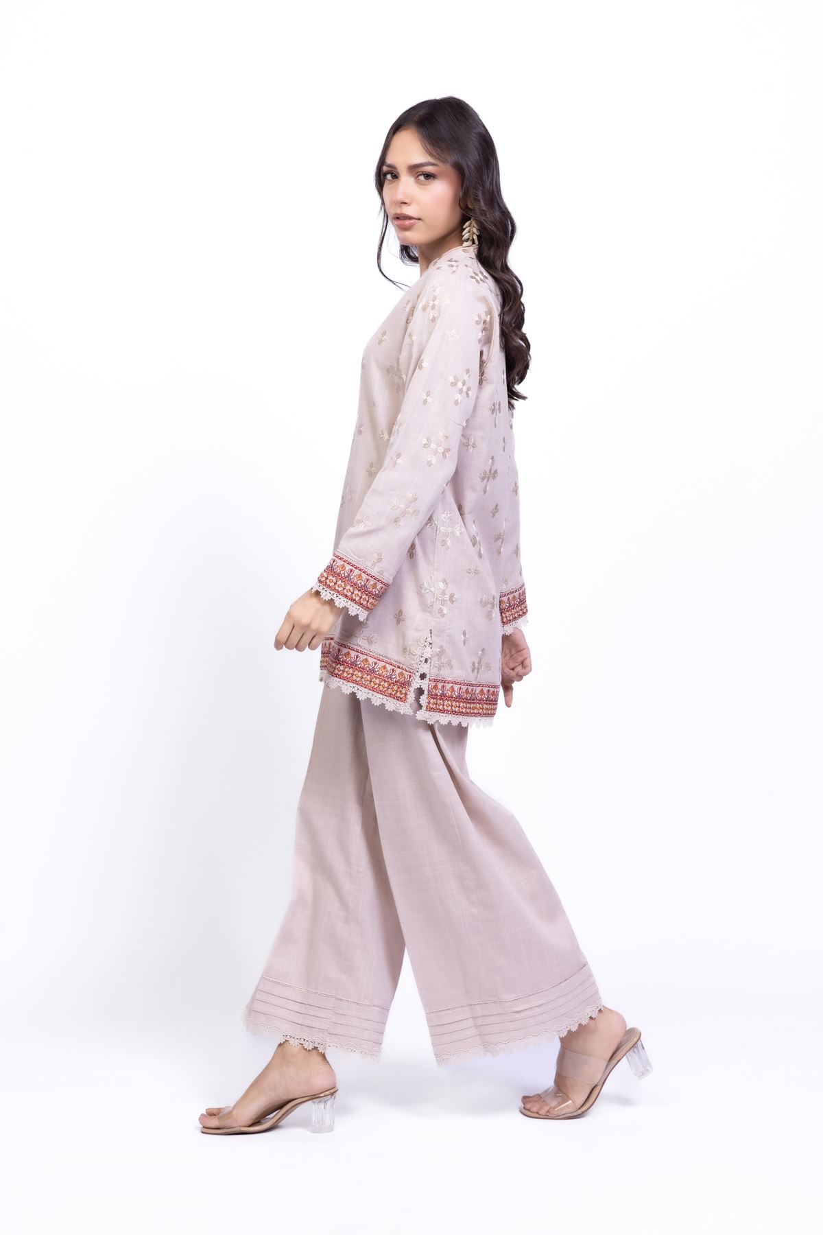 Dyed Heavy Textured Cotton Pants - 25-10-10S4-02TA-VG
