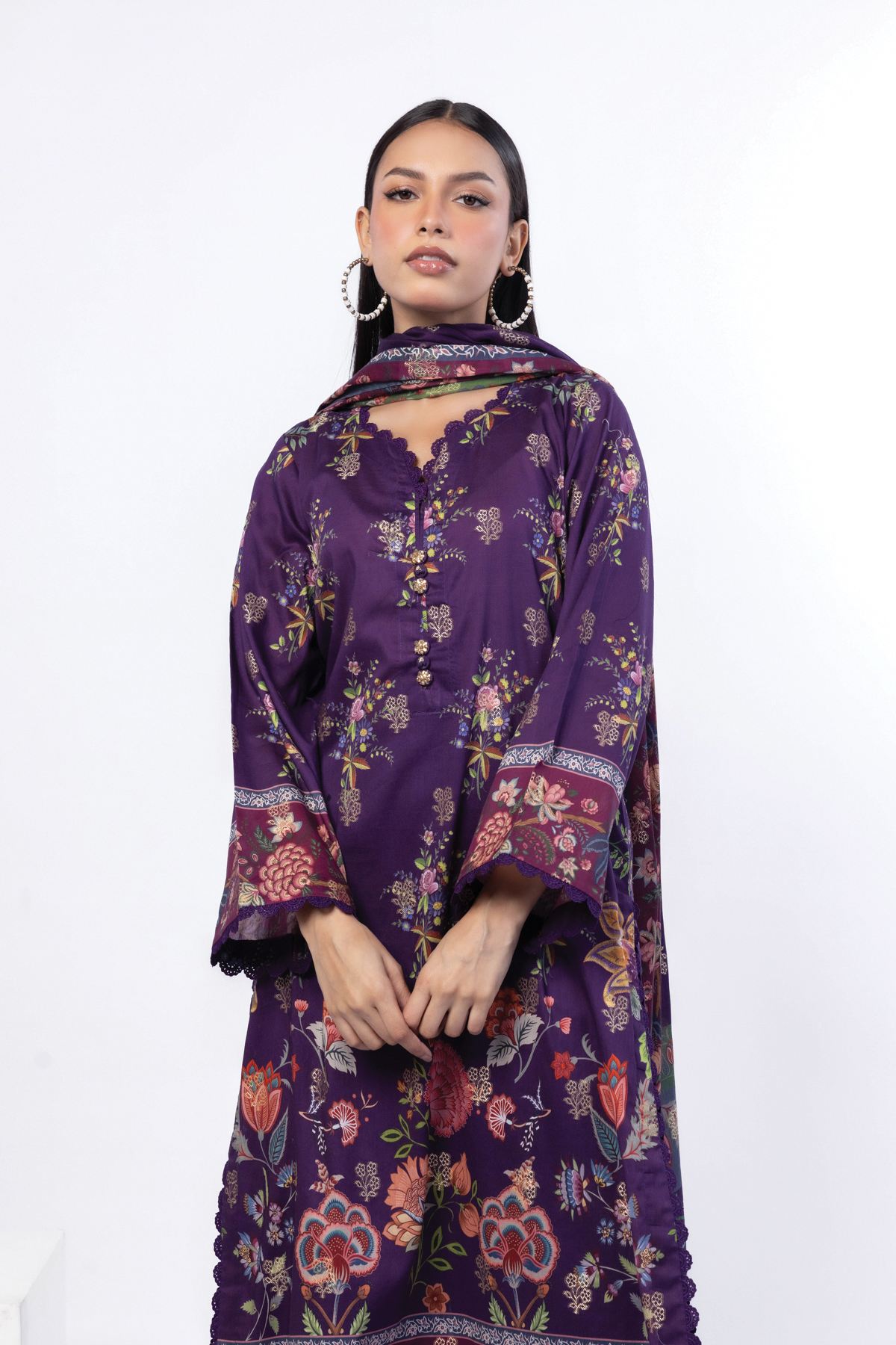 Printed Jacquard Tailored 3 Piece - 25-10-12E11-07TA-VG