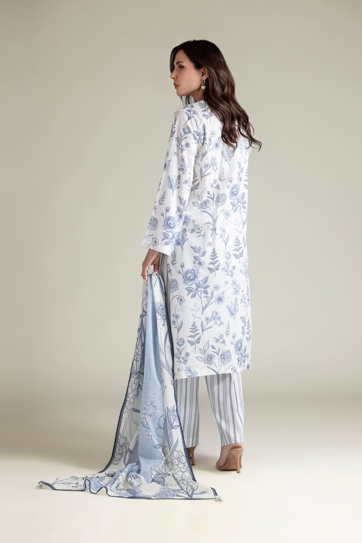 Printed Lawn Lawn Tailored 3-piece - 8-26-304-A-D1-VG