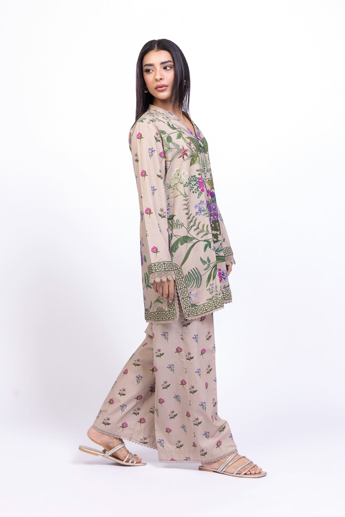 Printed Cotton Viscose Kurta - 25-10-11E8-11TB-VG