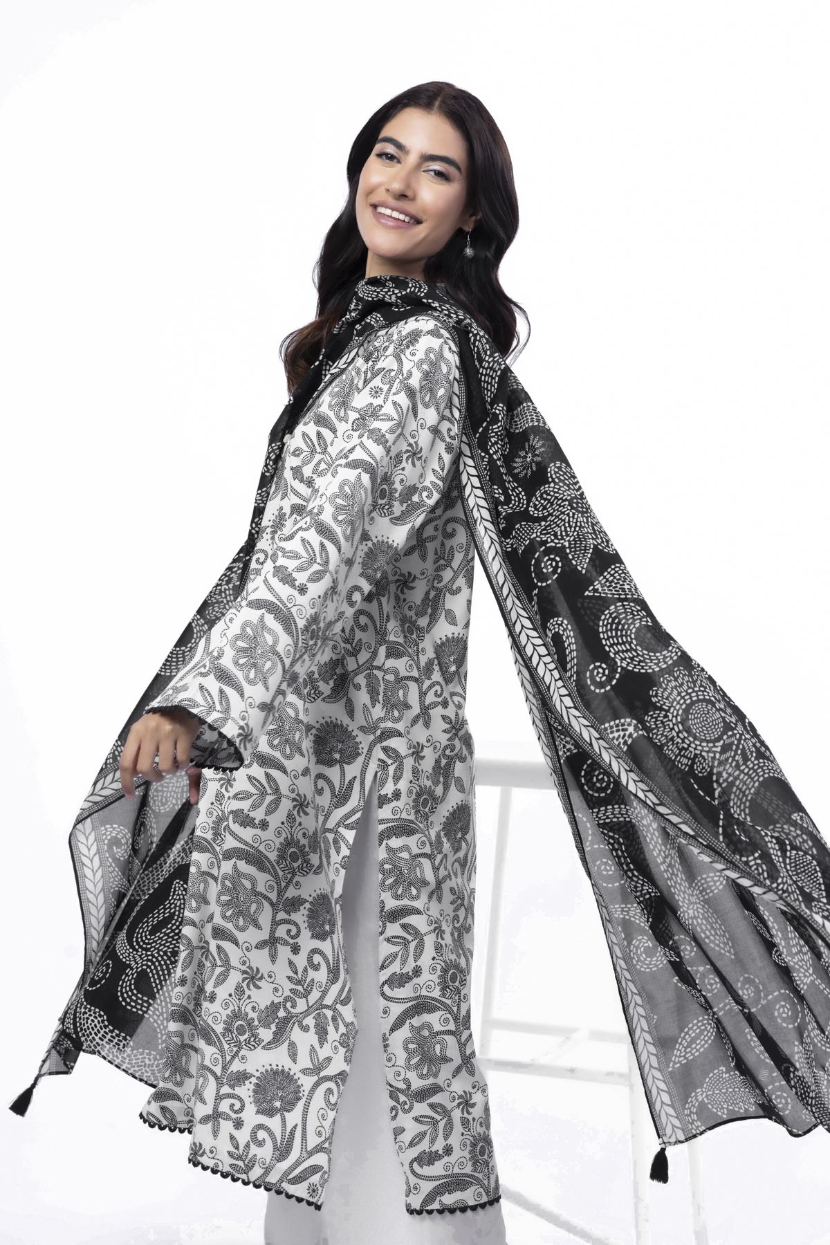Printed Cotton Fabrics 3 Piece - 1001902030