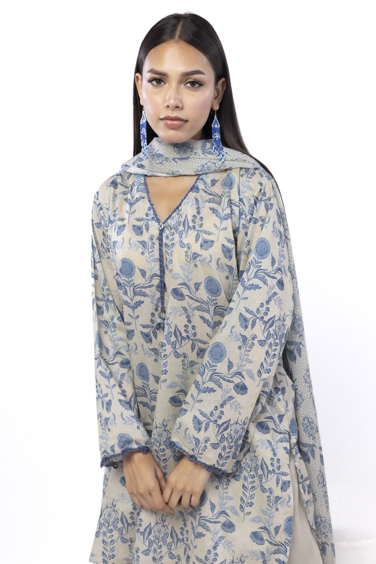 Printed Lawn Fabrics 3 Piece - CA02A-VG