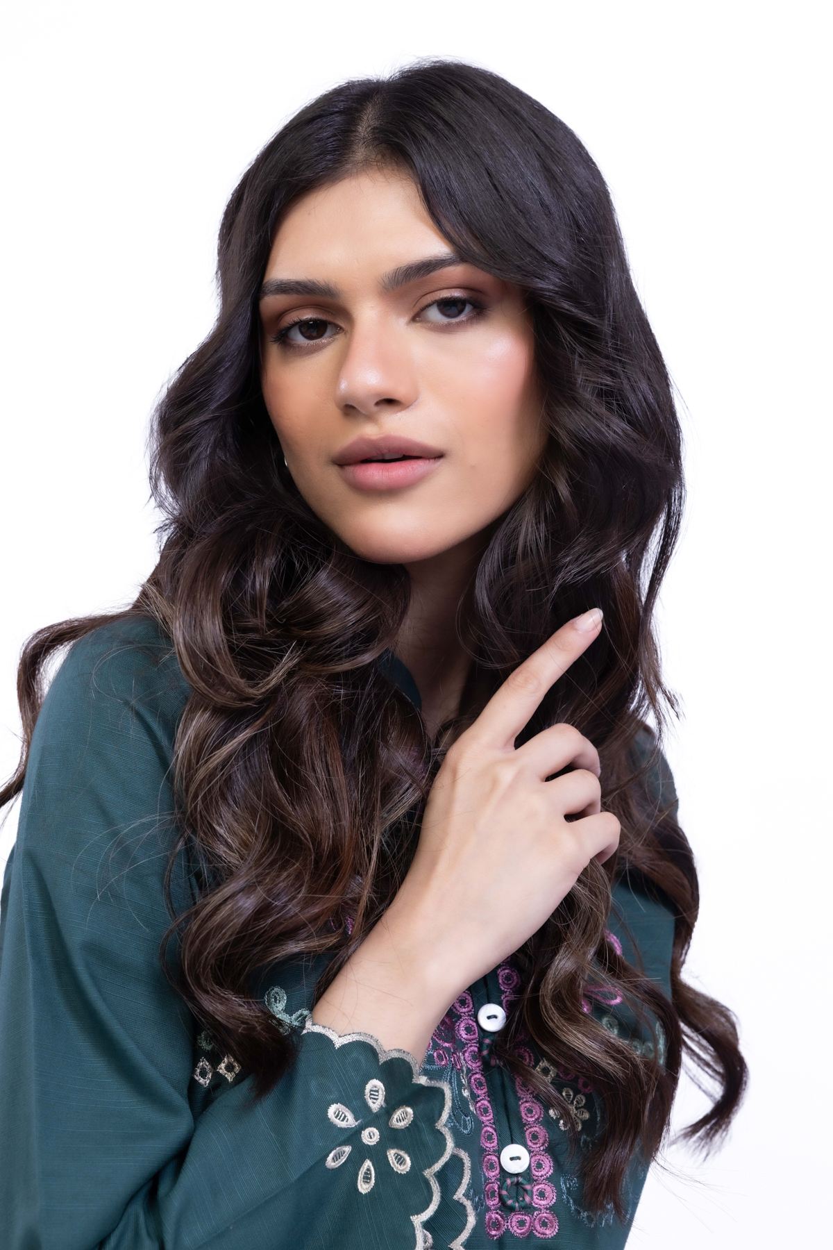 Embroidered Khaddar Kurta - 25-09-12E2-01TA-VG
