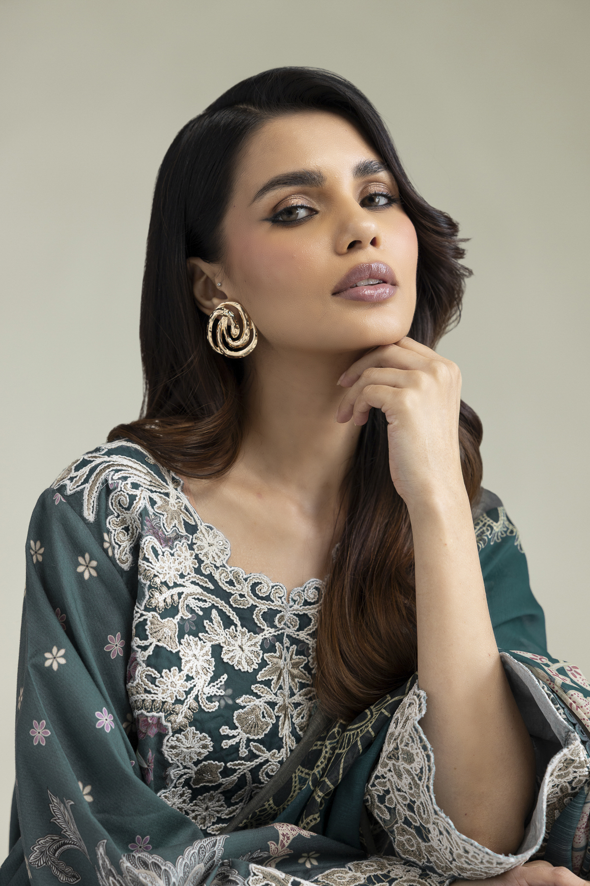 Embroidered Lawn Lawn 3-Piece Tailored - 1-26-102-A-F-VG