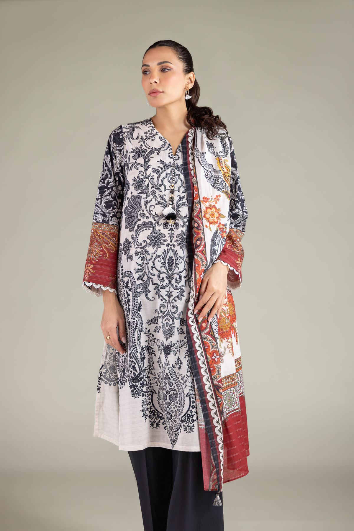 Printed Mesuri Messuri Tailored 3-piece - T-A11-26-118FI2-VG