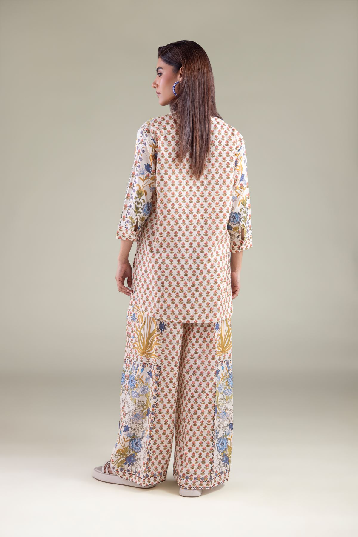 Embroidered Textured Weave Shirt - 6-26-102-A-A-VG