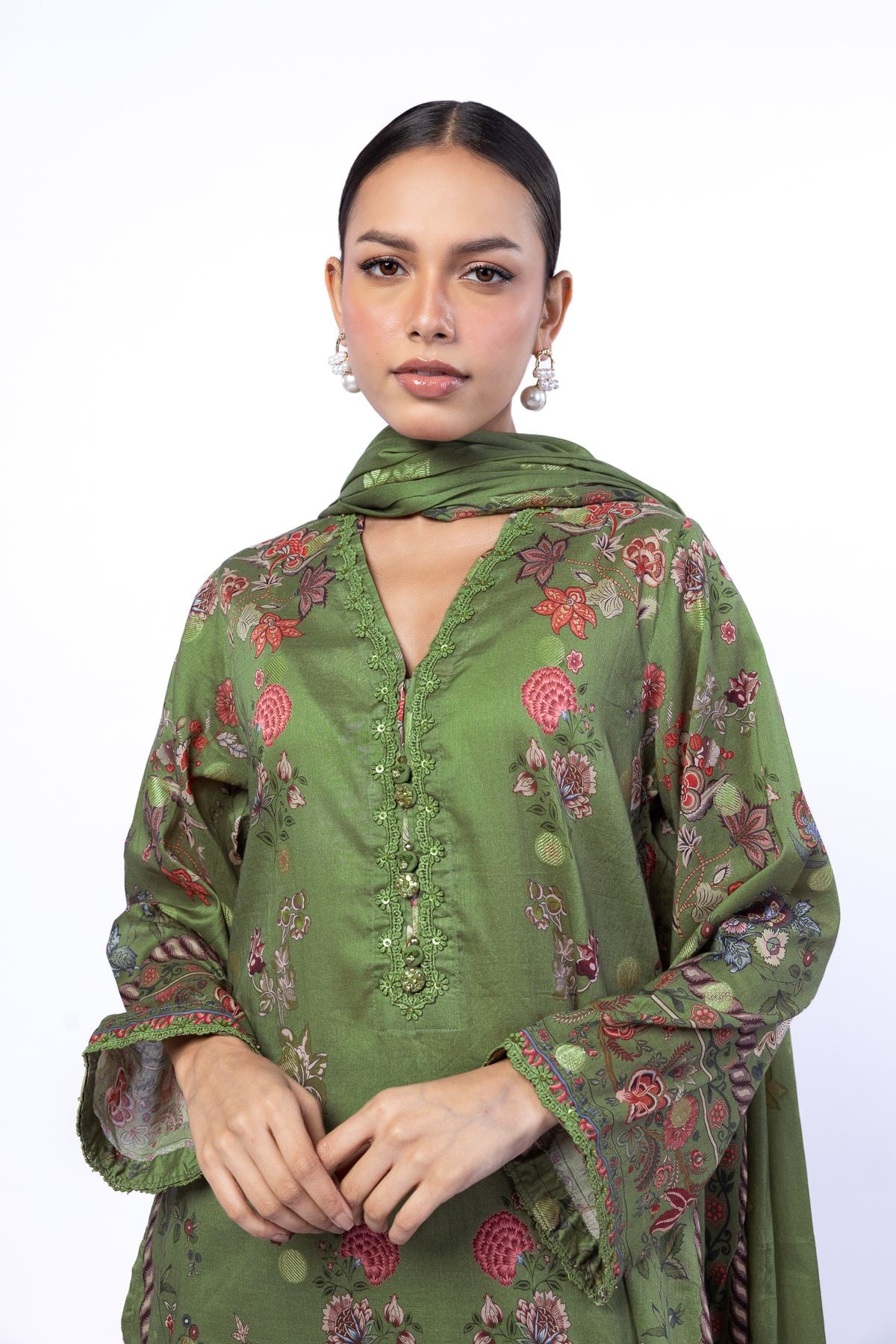 Printed Jacquard Fabrics 3 Piece - A22-26-117FC1-VG