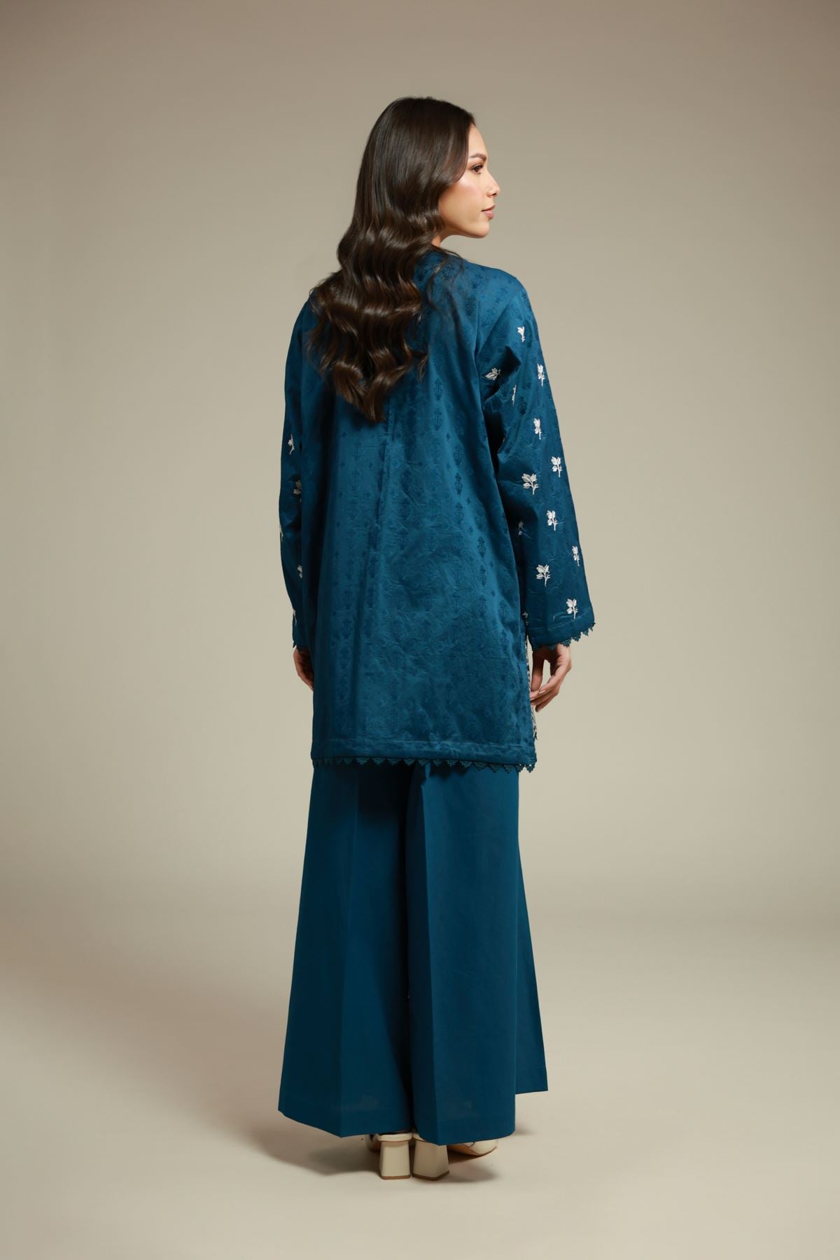 Embroidered Broshia Broshia 2 Piece Tailored - T-A112-26-109EJ1-VG