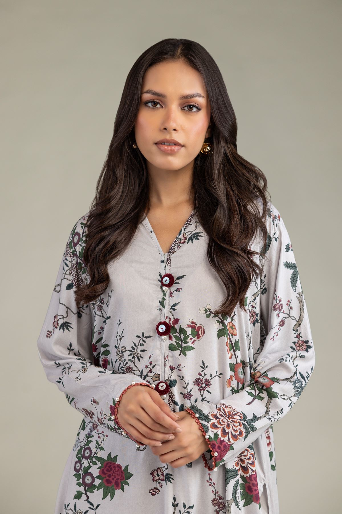 Printed Viscose Long Printed Kurta - 1-26-239-B-H2-VG