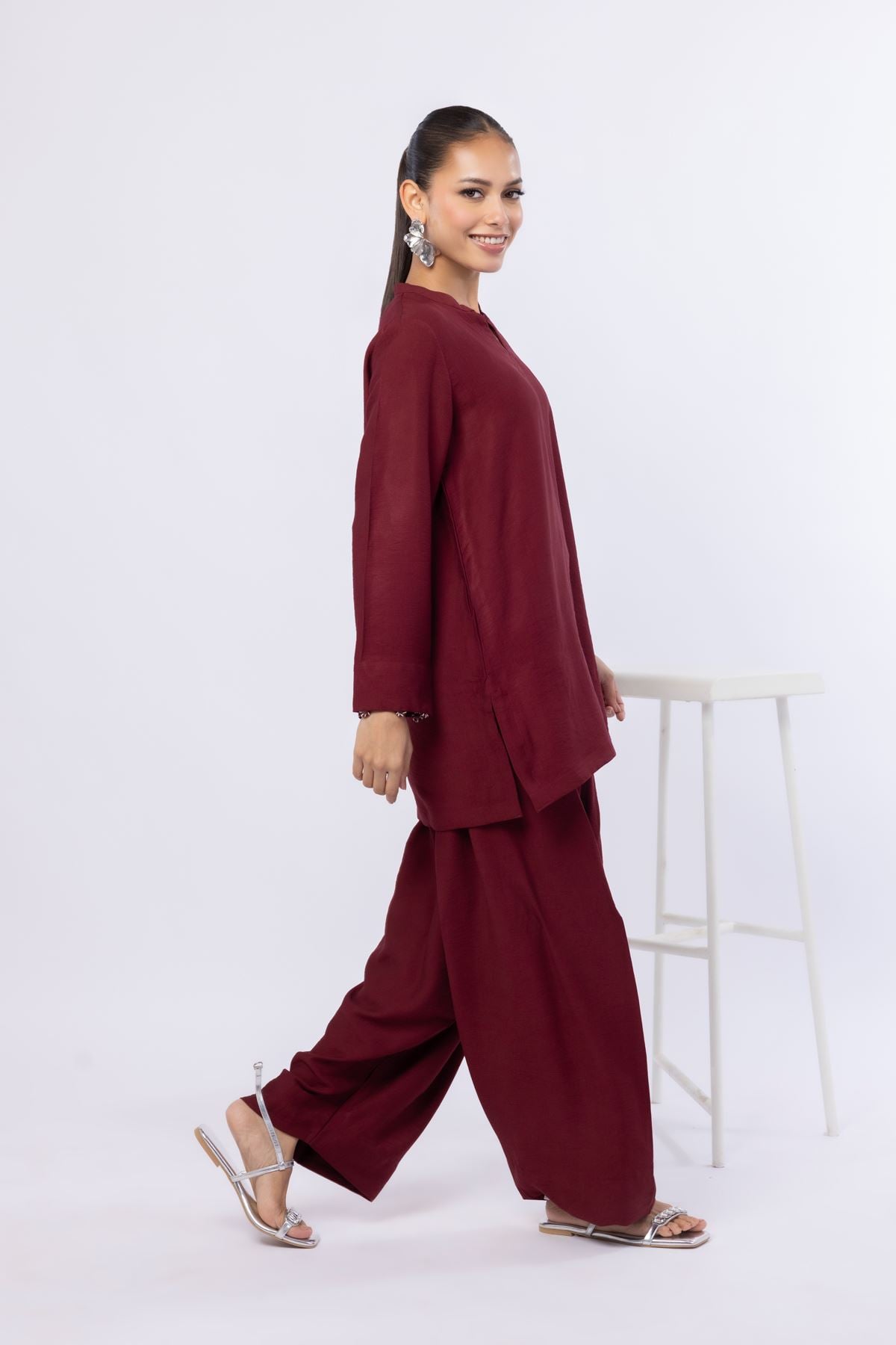 Dyed Cotton Vortex Wrinkle Pants - 25-08-8E4-07TA-VG
