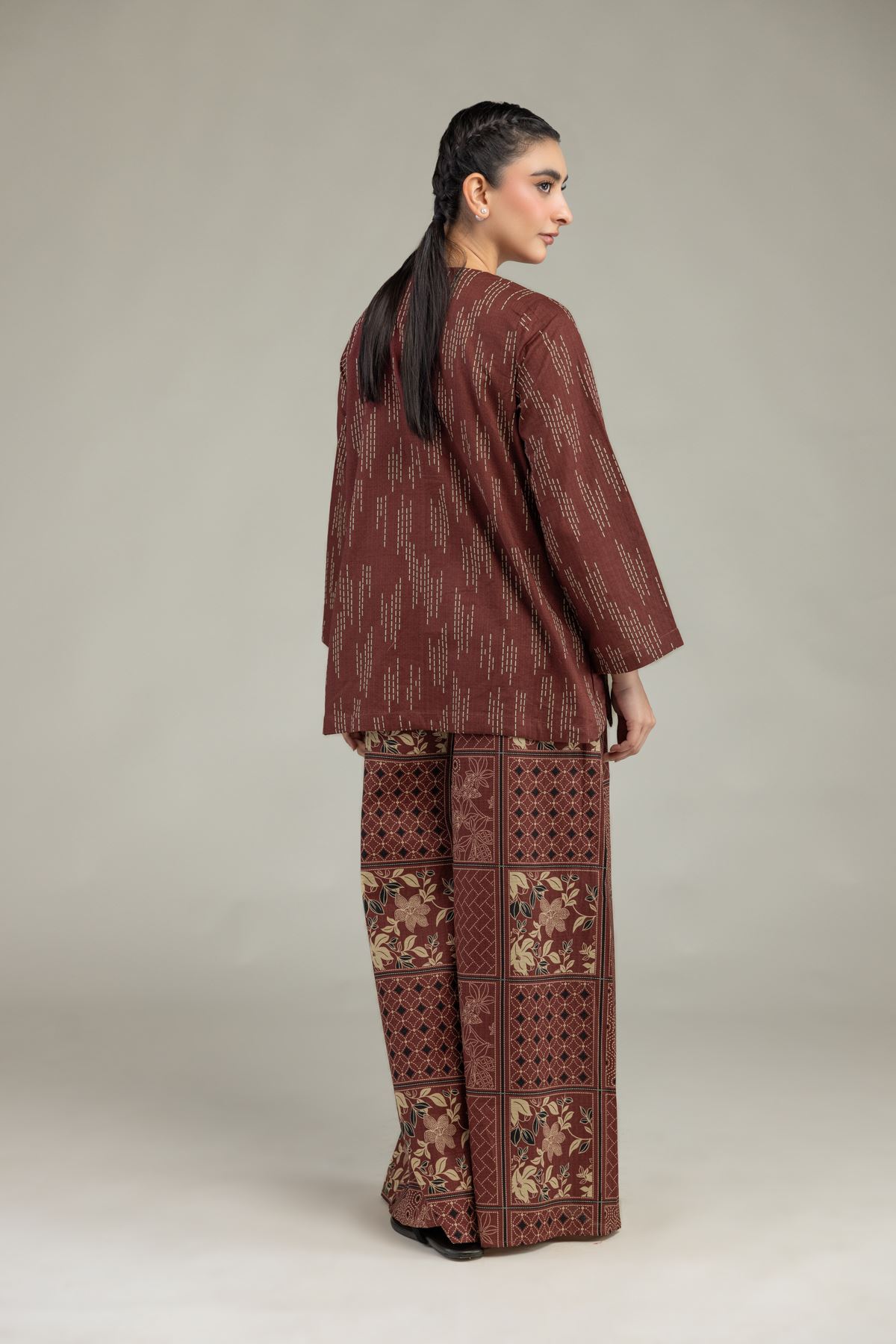 Printed Cotton Dobby Cotton Short Kurta - 1-26-212-A-J1-VG