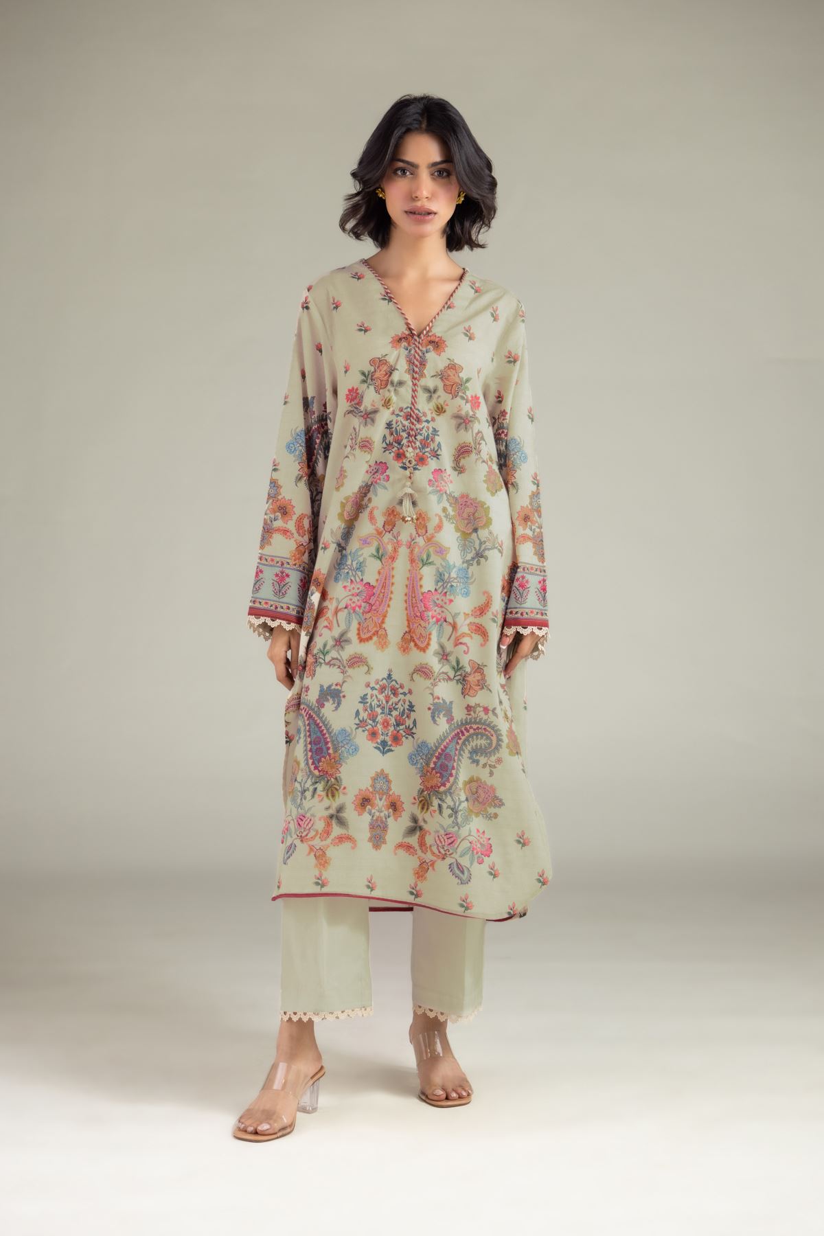 Printed Mesuri Tailored 2-Piece Set - T-A22-26-202FJ1-VG