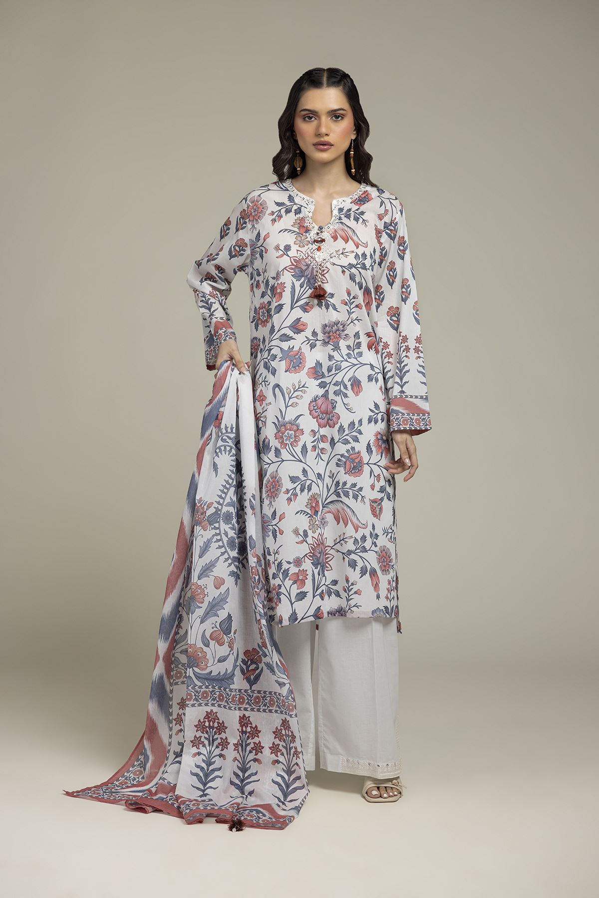 Embroidered Lawn Lawn Tailored 3-Piece - 1-26-305-B-H2-VG