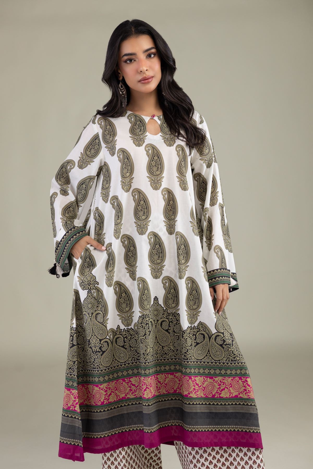 Printed Cambric Cambric Tailored 2-Piece - 1-26-102-A-F-VG