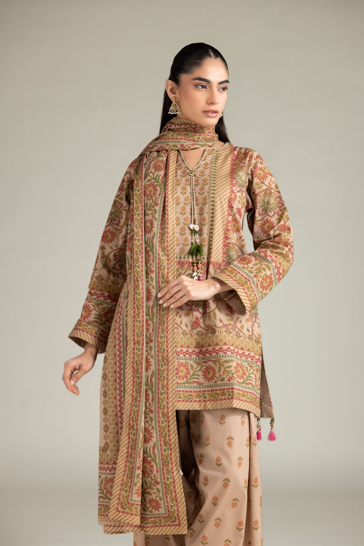 Cambric Kurta - 1-26-108-A-A-VG