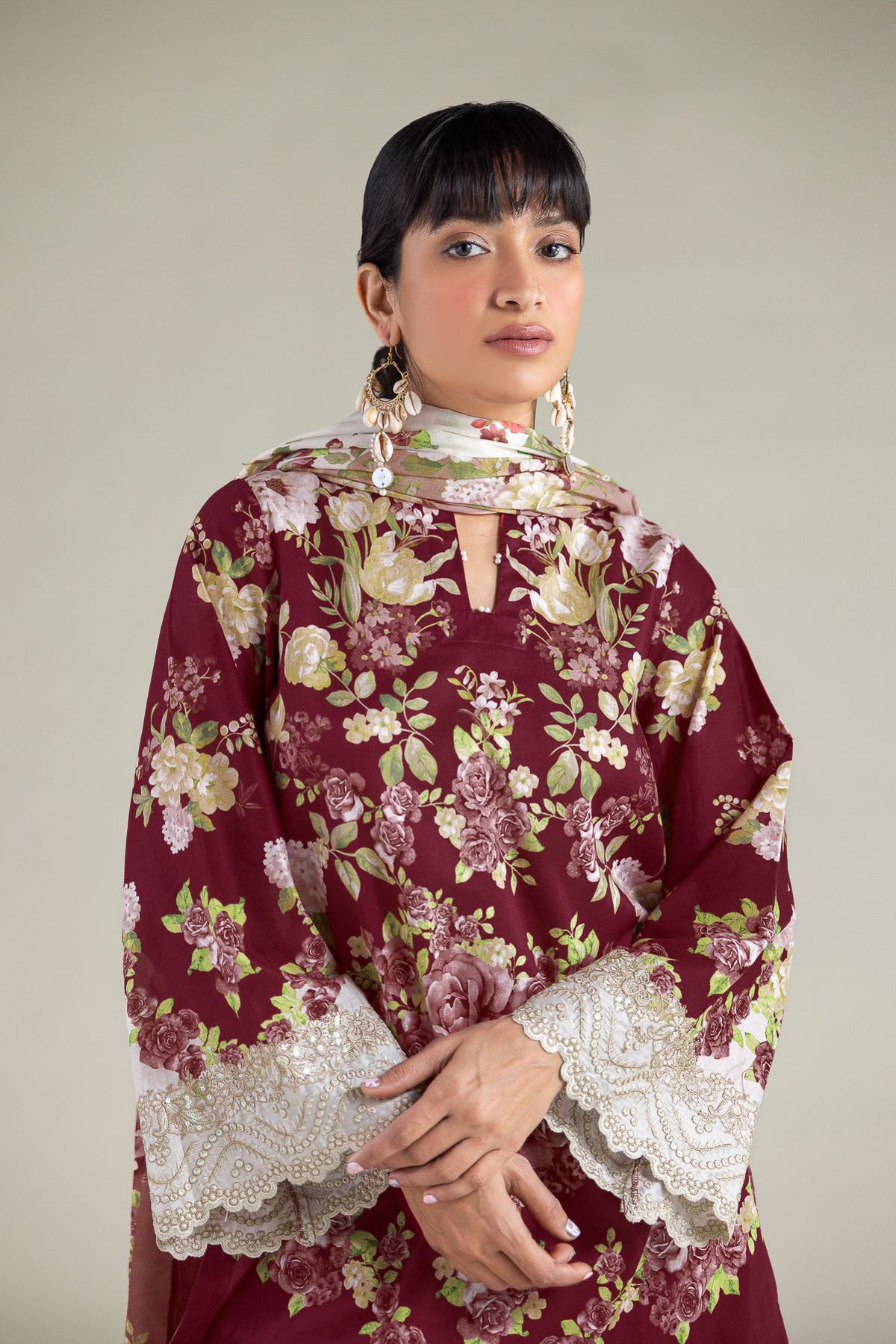 Embroidered Lawn Tailored 3-Piece Lawn - 1-26-238-A-J1-VG