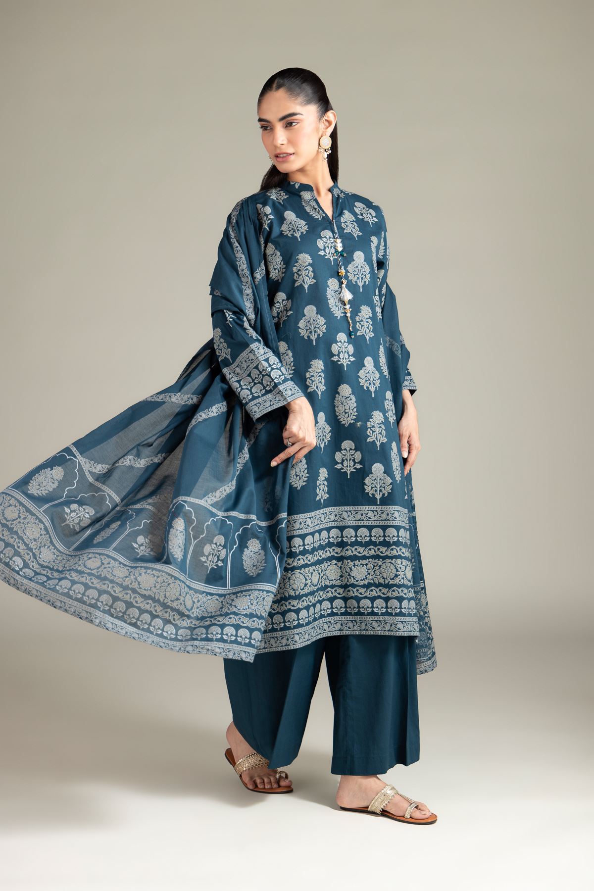 Lawn Dupatta - 1-26-125-A-D-VG