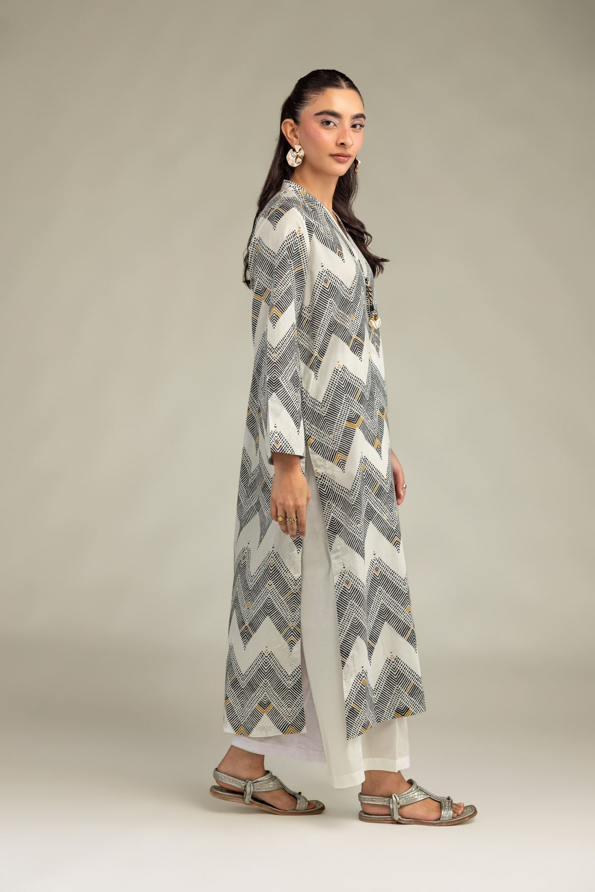 Printed Cambric Solid Cambric Pants - 8-26-303-A-C1-VG
