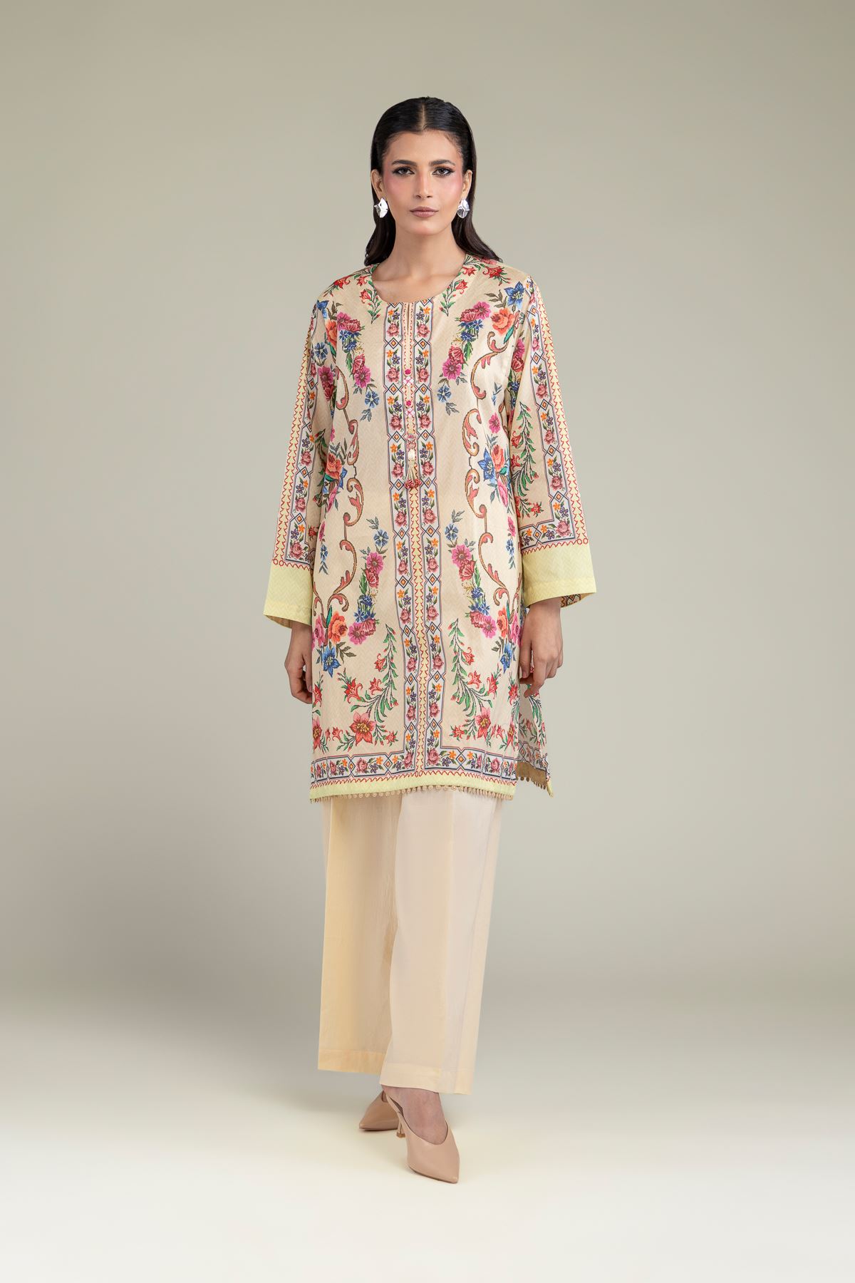 Printed Lawn Tailored 2-Piece Lawn - T-A22-26-217FA2-VG