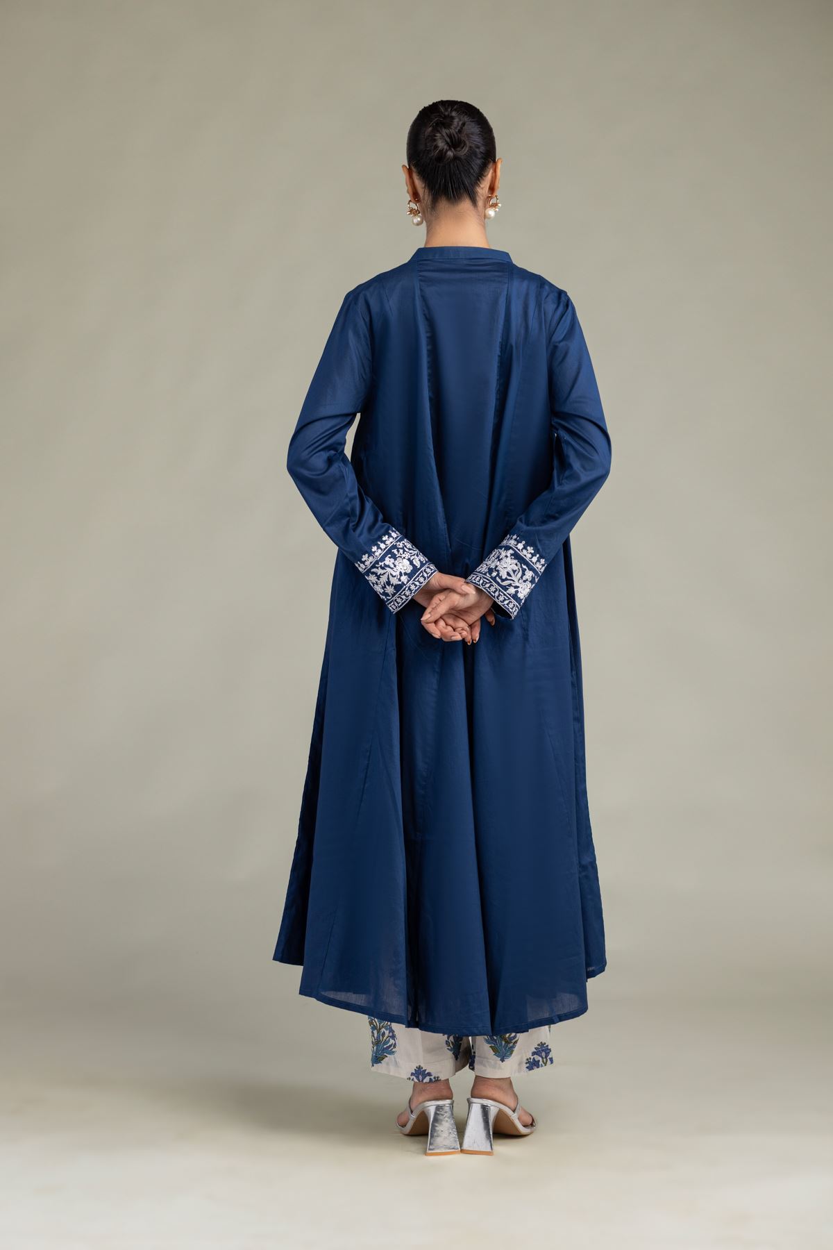 Embroidered Cambric Cambric 2-Piece Tailored - 1001975348