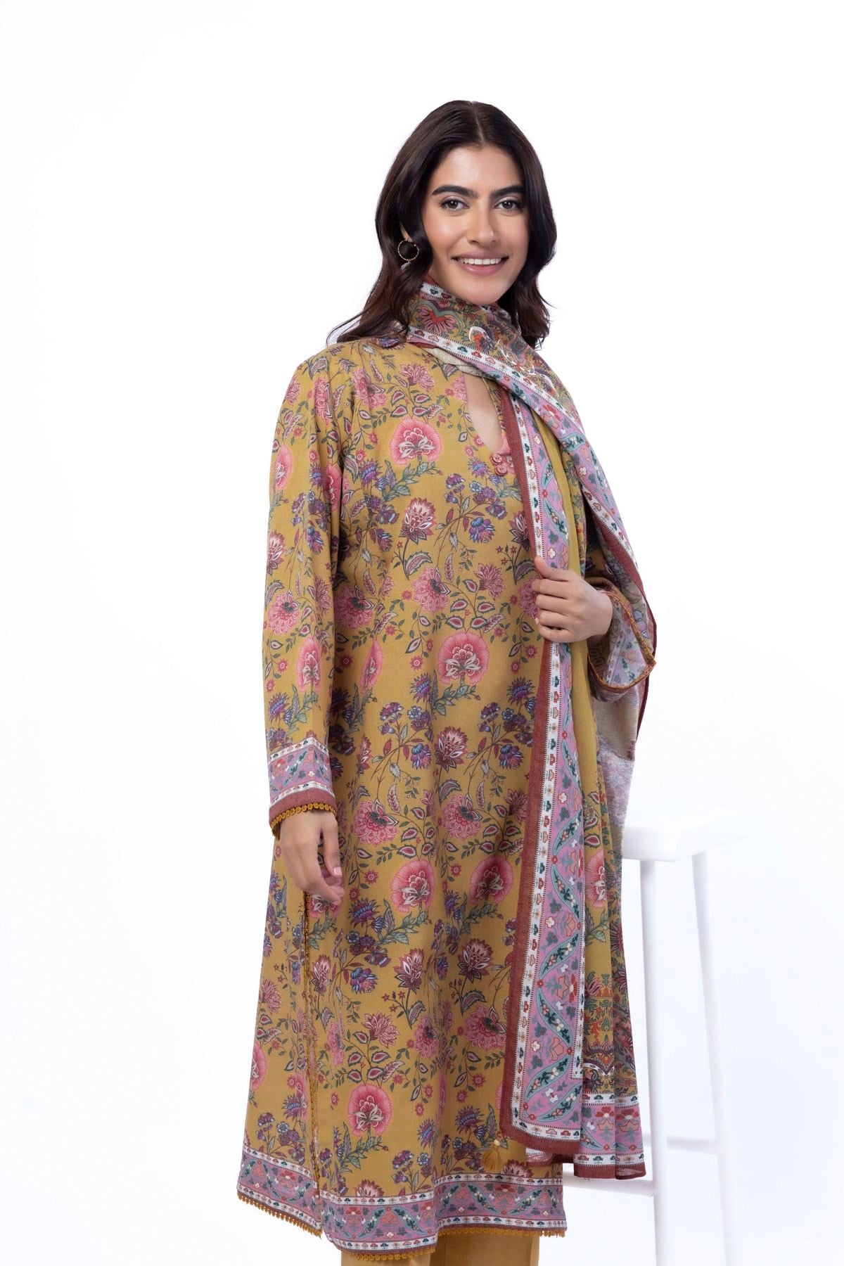 Printed Karandi Tailored 3 Piece - KRN09AST-VG