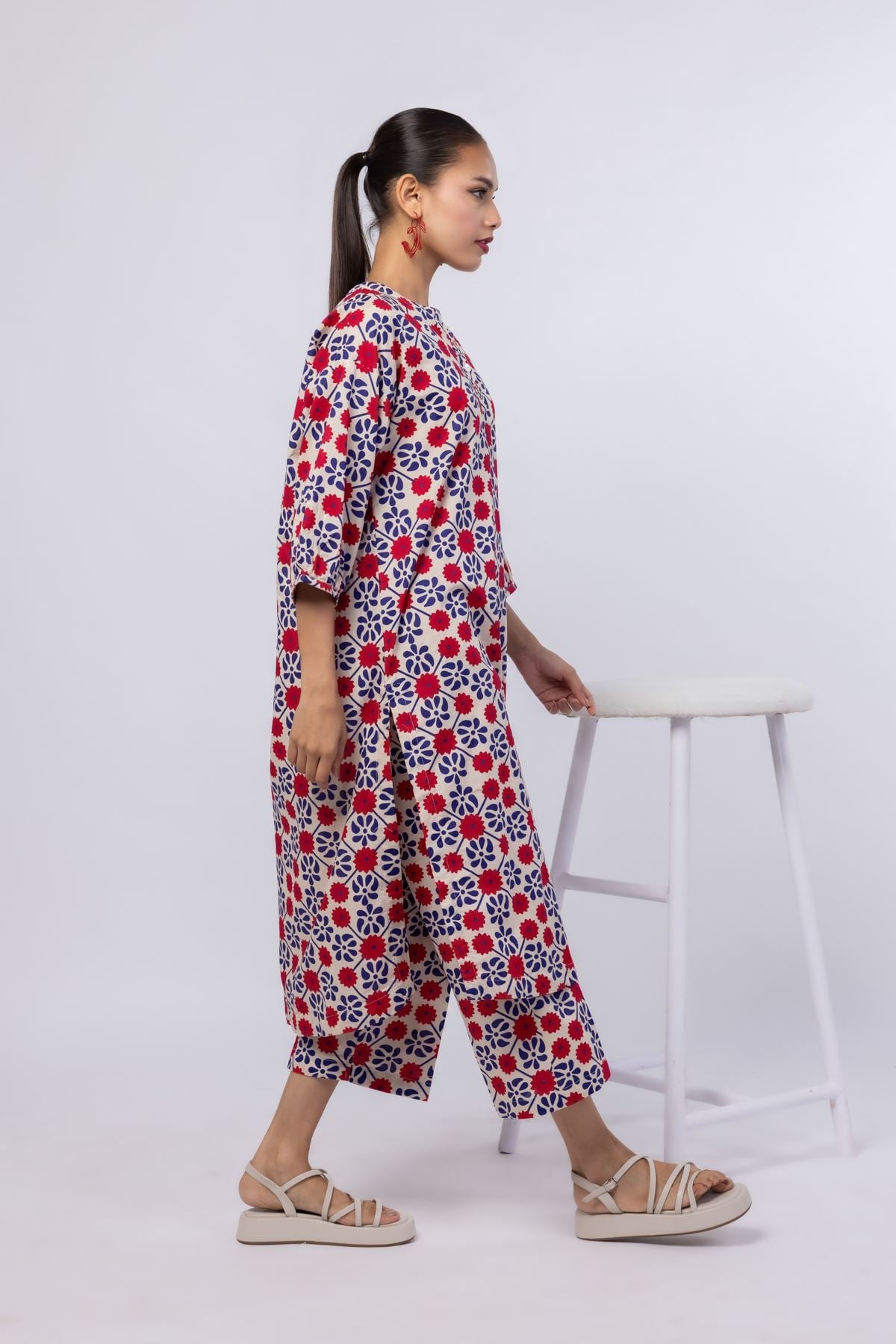 Printed Cambric Pants - 25-04E41-08BB-VG