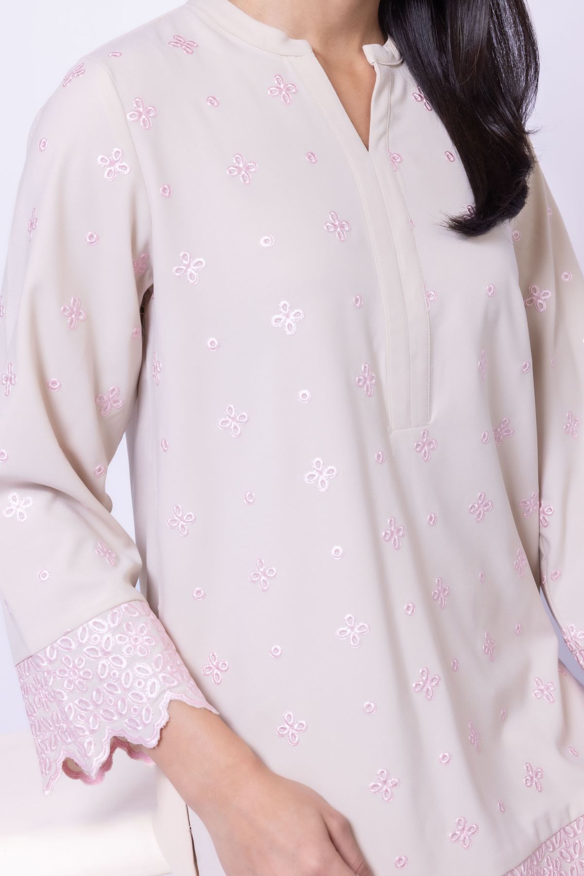 Embroidered Georgette Kurta - 25-10-11E8-11TB-VG