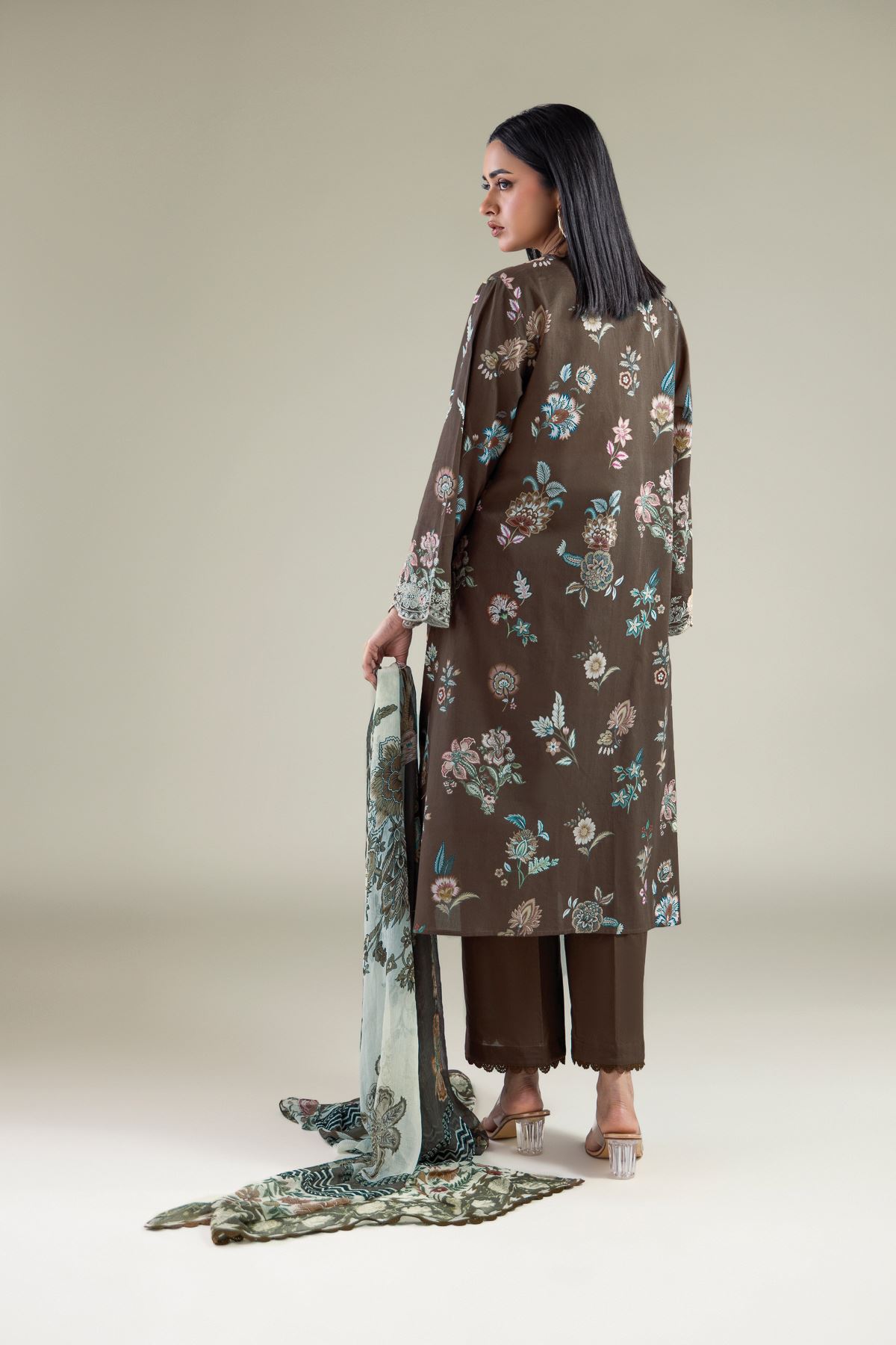 Embroidered Textured Lawn Lawn Tailored 3-Piece - T-A22-26-221FA1-VG