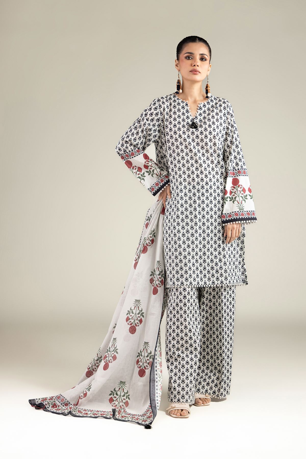 Printed Lawn Lawn Tailored Set - T-A11-26-101FH1-VG