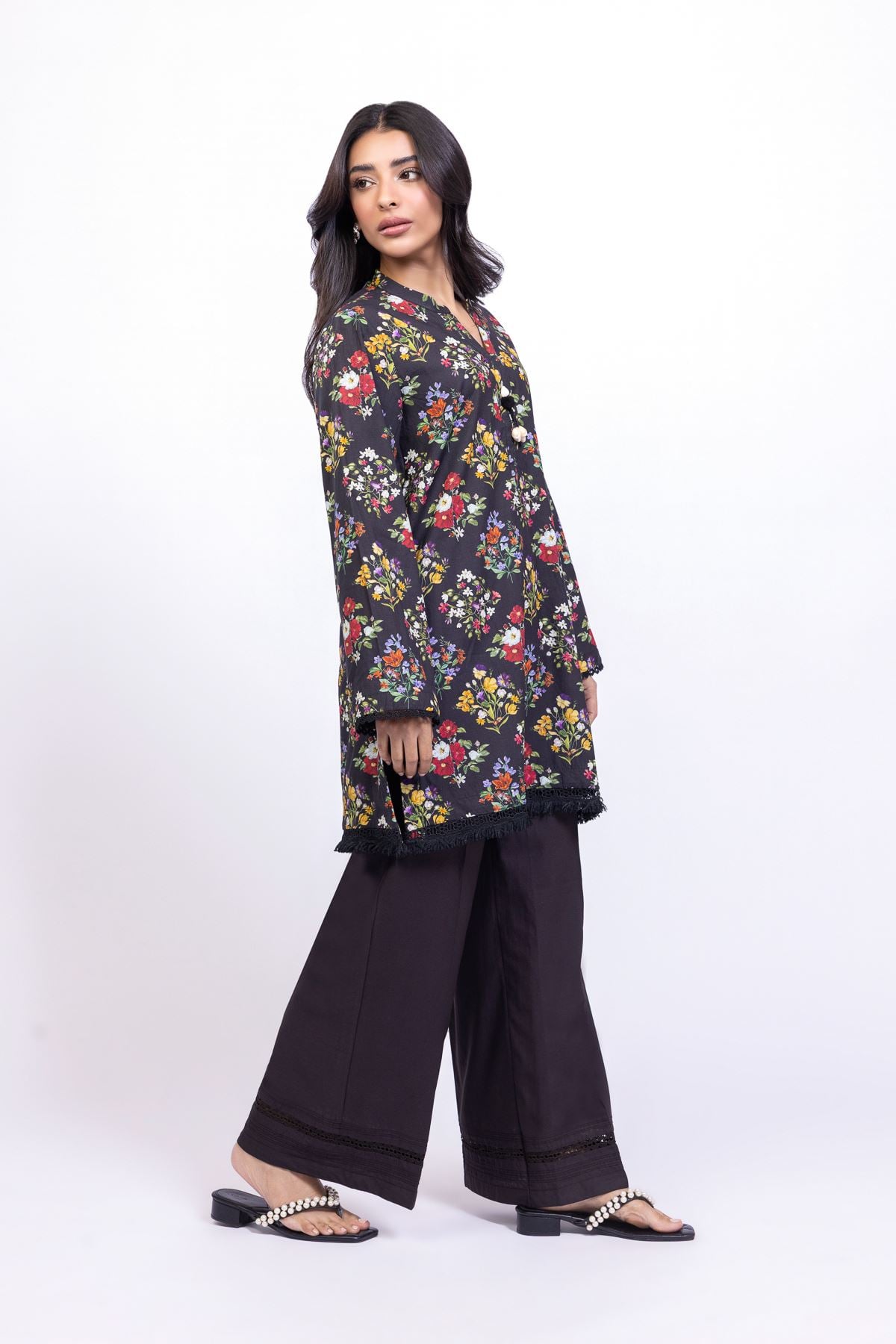 Dyed Cotton Viscose Pants - 25-10-12E10-08TA-VG
