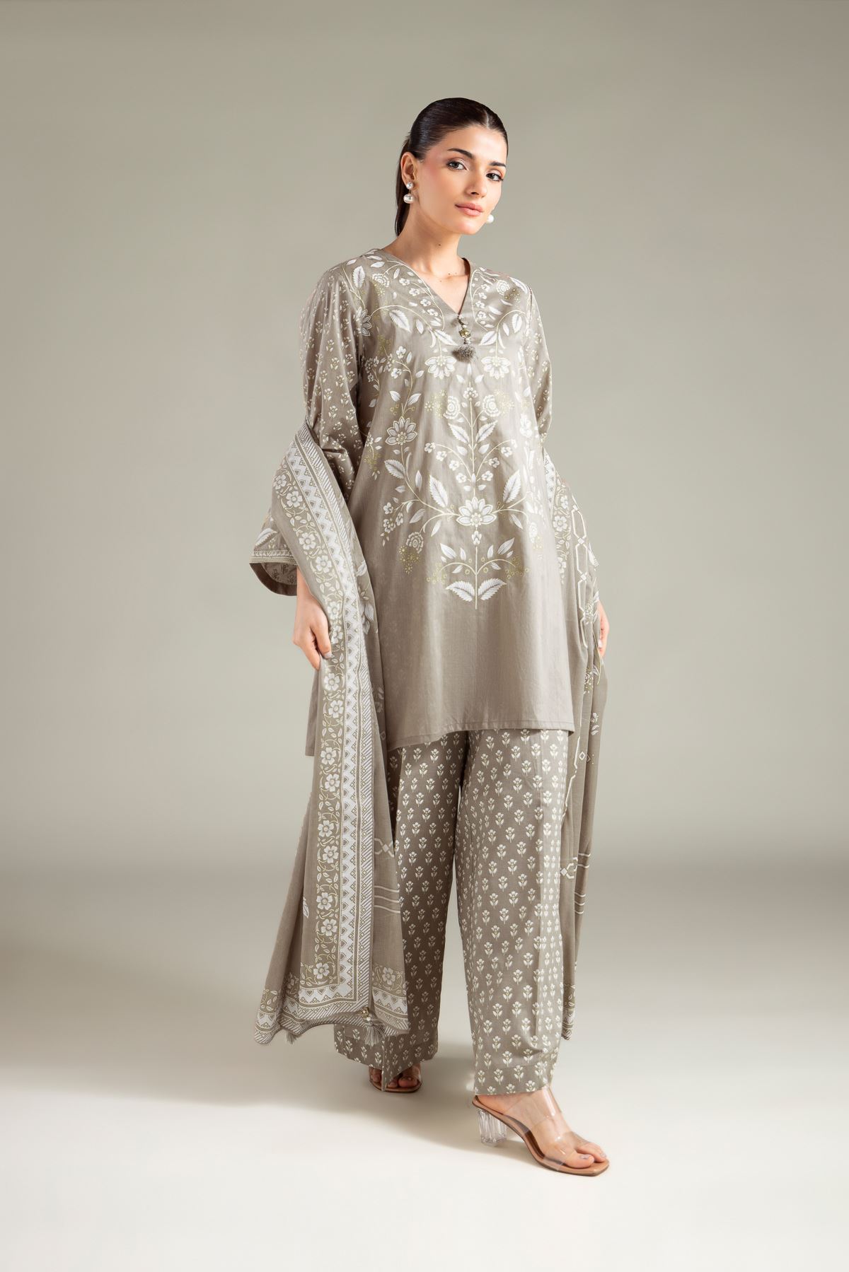Printed Lawn Lawn 3-Piece Tailored - T-A22-26-210FD2-VG